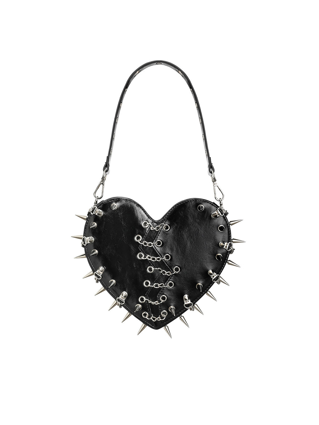 Broken Heart Spike Chain Bag