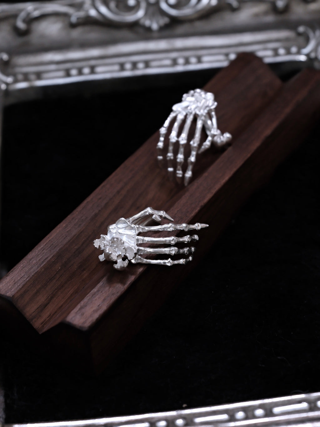 Anatomy of the Iris Ring | Hand Bone Gothic Statement Ring