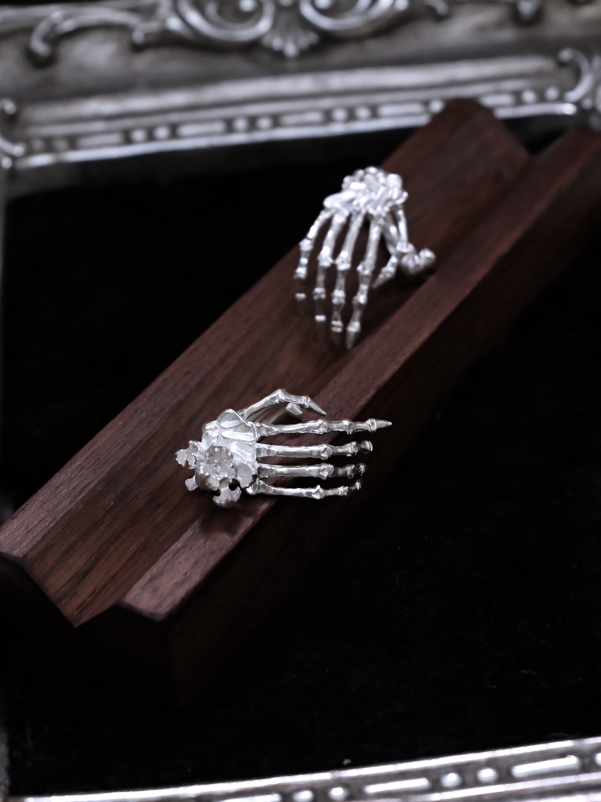 Anatomy of the Iris Ring | Hand Bone Gothic Statement Ring