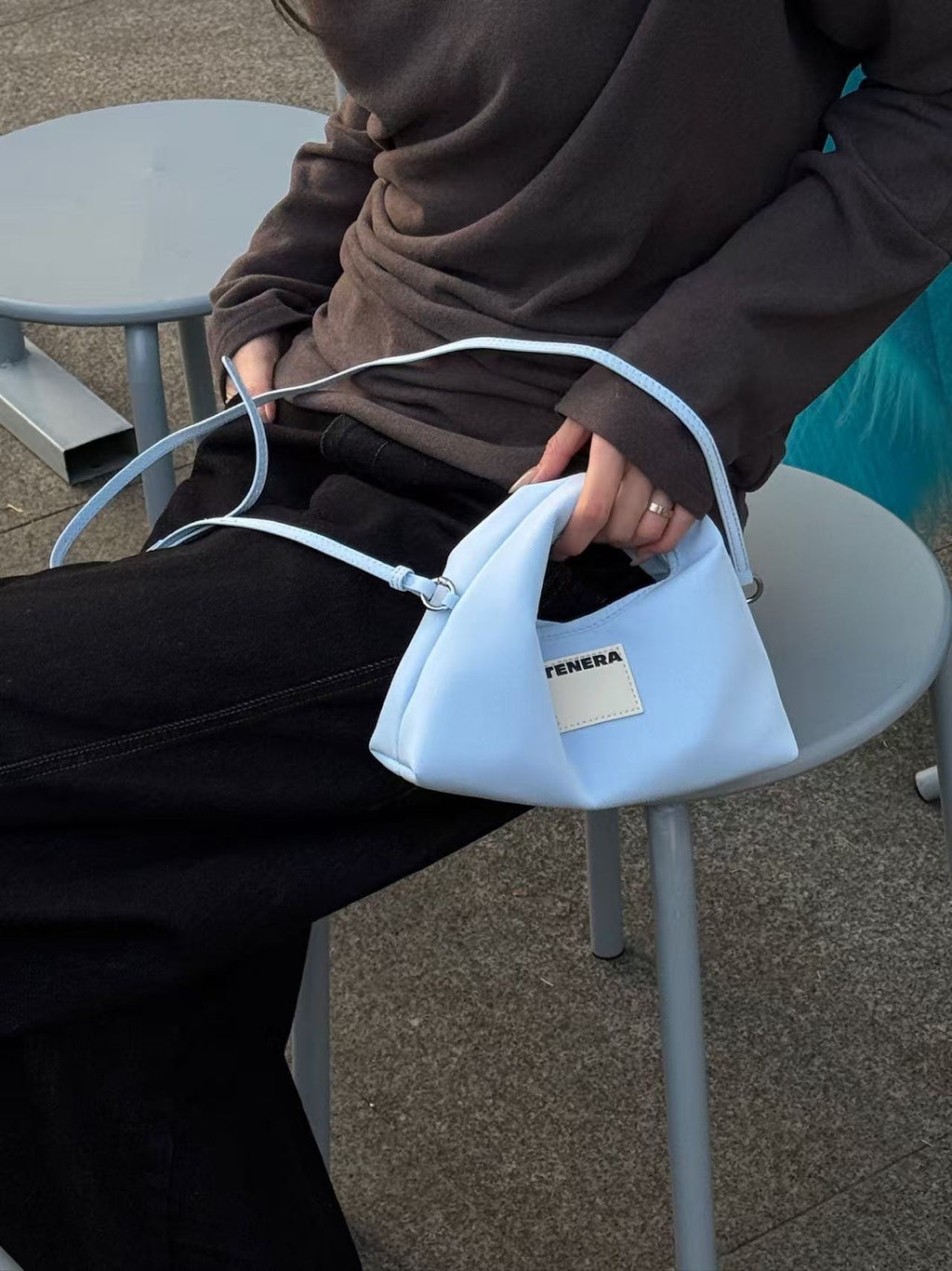 TENERA Noxtilia™ Bio-Based Vegan Leather Mini HOBO Bag