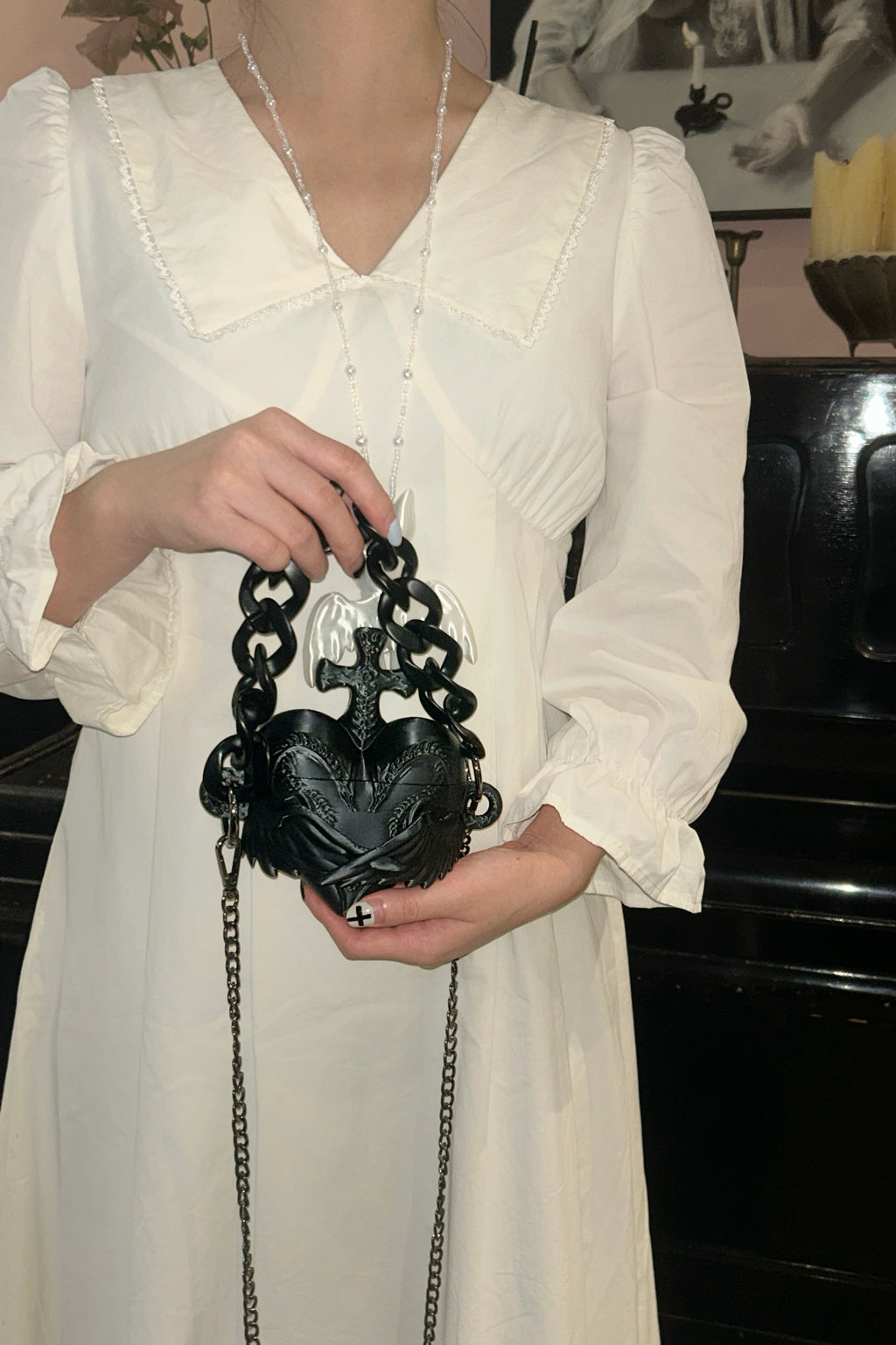 Angel’s Reliquary 3D Printing Sculptural Heart Box Bag