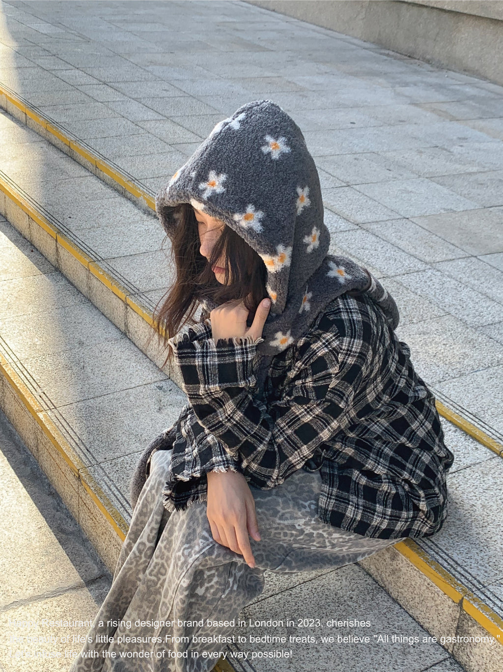 “Sleepy Garden Hood” Multi-Functional Hood Scarf Hat