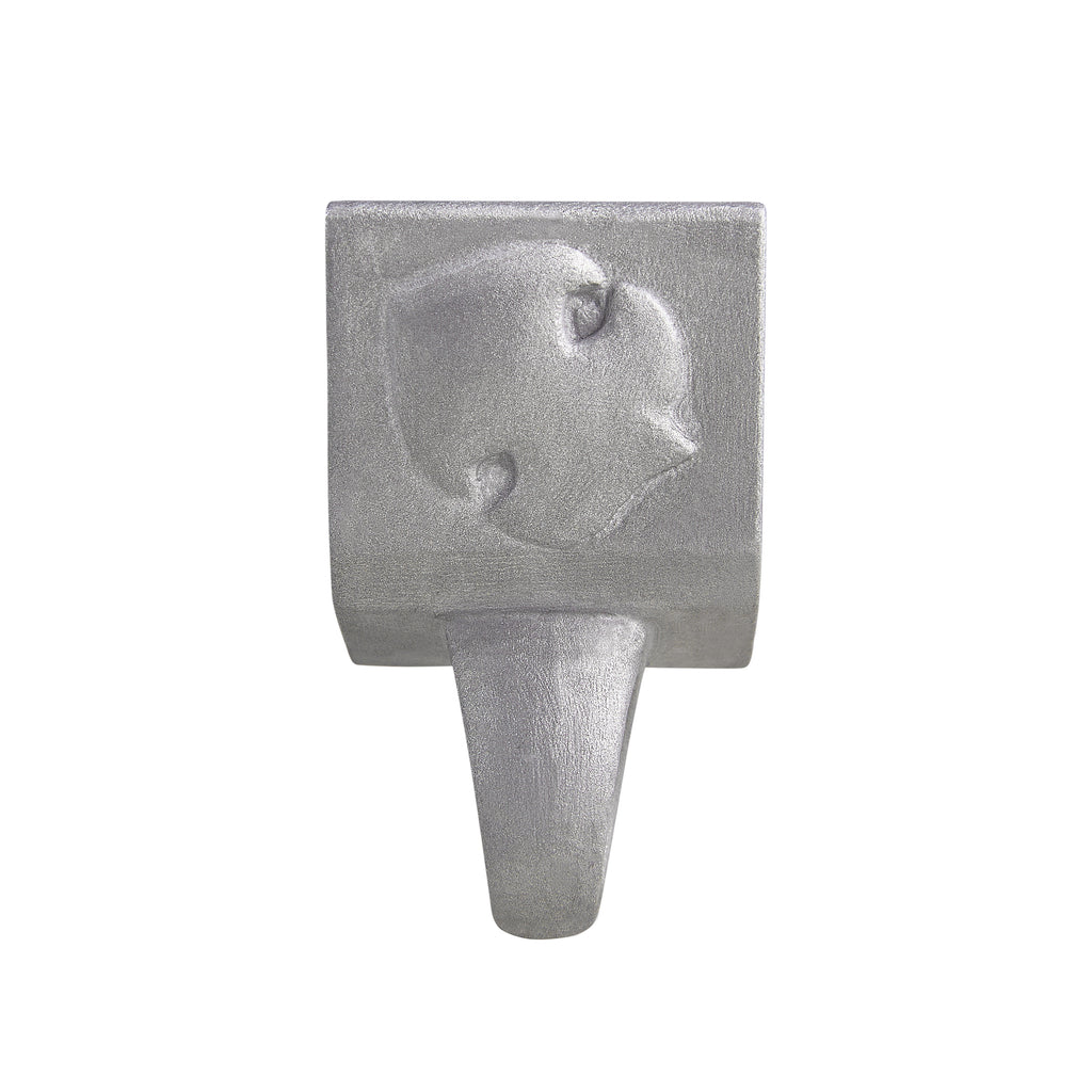 Stone Texture Metal Ring – Melody Note Bug Design, Grey Aluminum