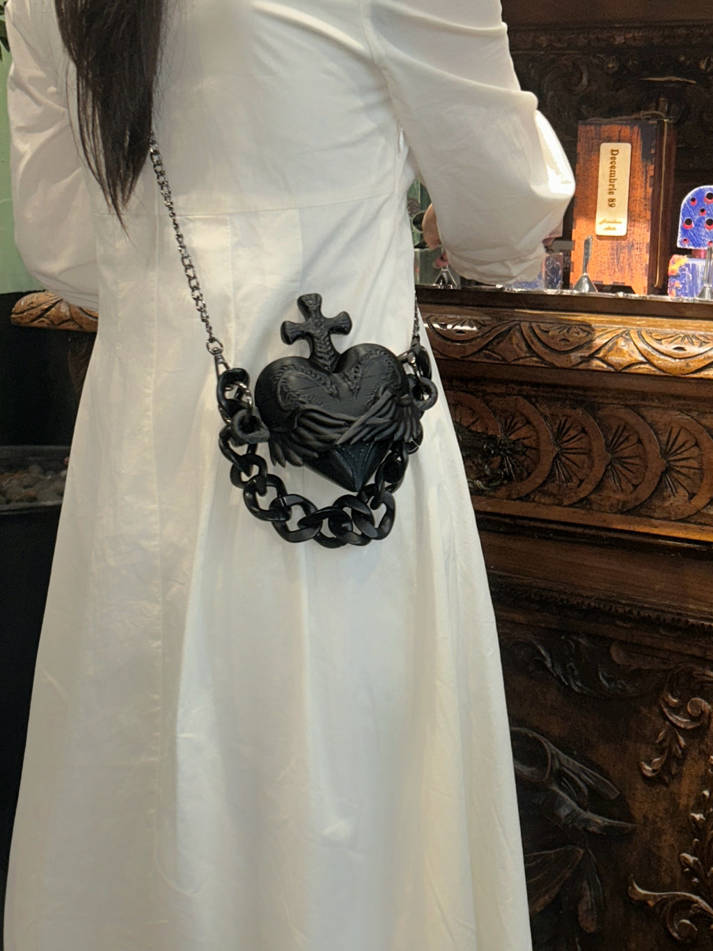 Angel’s Reliquary 3D Printing Sculptural Heart Box Bag