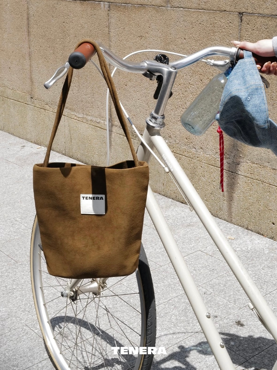 TENERA Eco-Velvet Pearl Mini Tote – Square Evening Bag with Pearl Handle