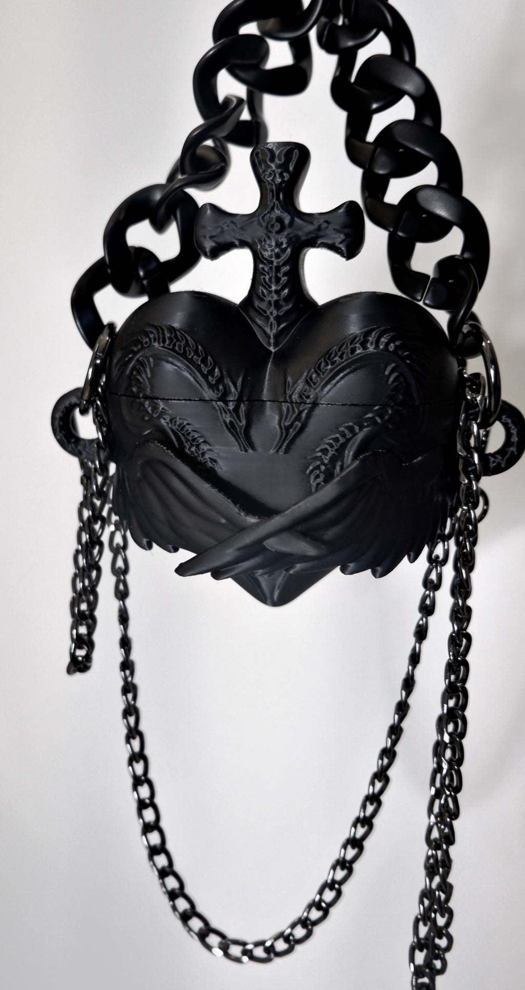 Angel’s Reliquary 3D Printing Sculptural Heart Box Bag