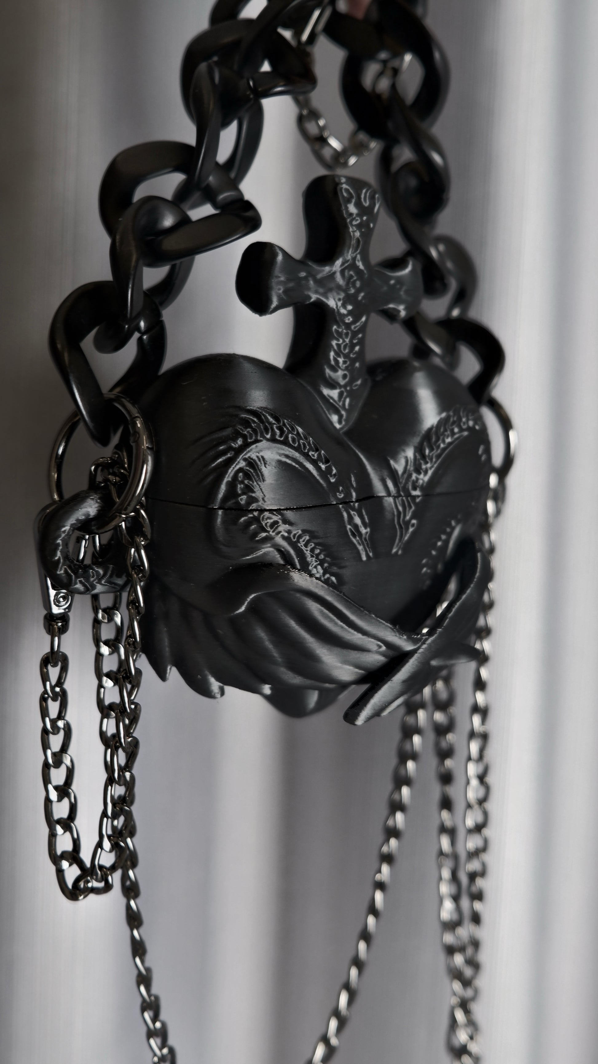 Angel’s Reliquary 3D Printing Sculptural Heart Box Bag