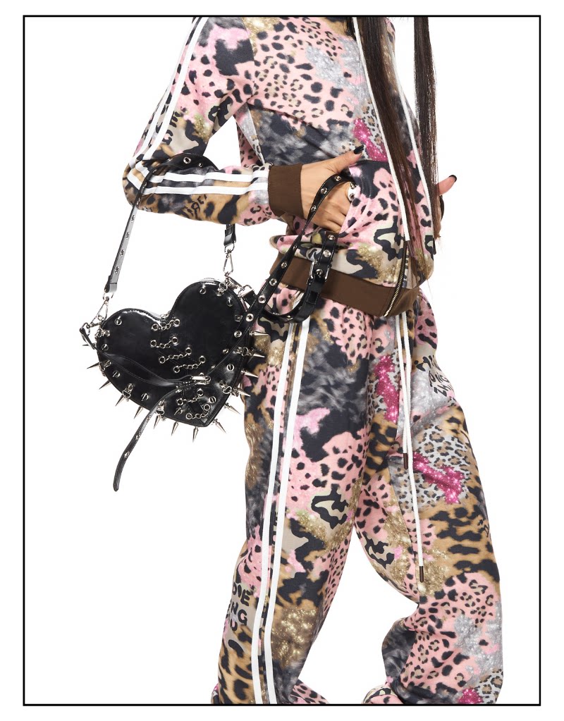 Broken Heart Spike Chain Bag