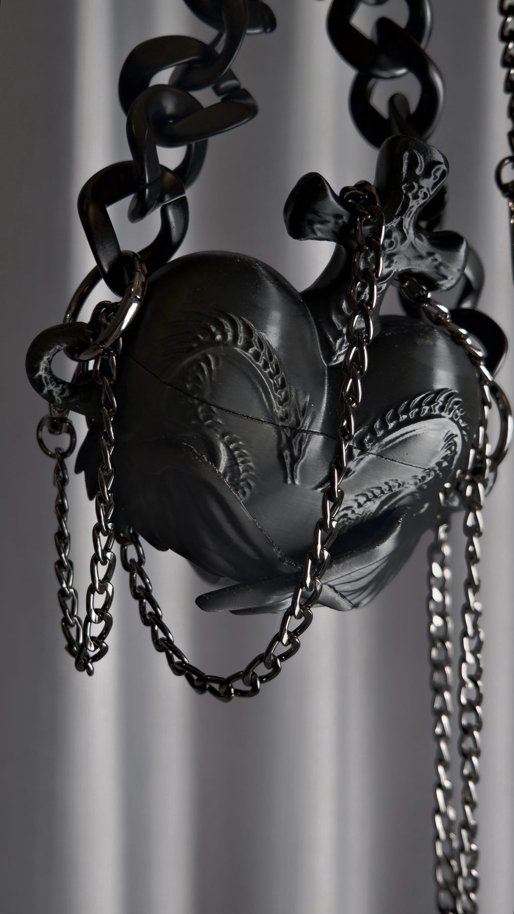 Angel’s Reliquary 3D Printing Sculptural Heart Box Bag