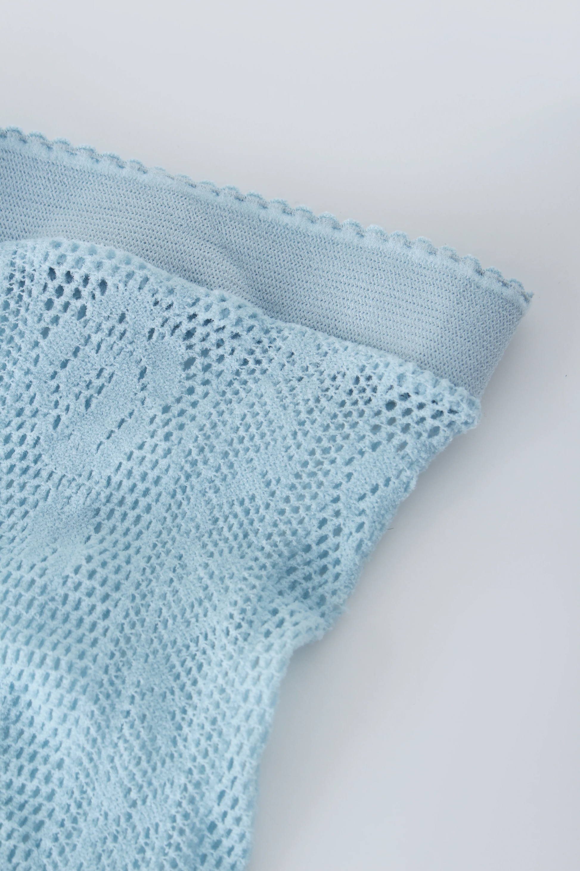 Nodress blue Bowknot lace tights