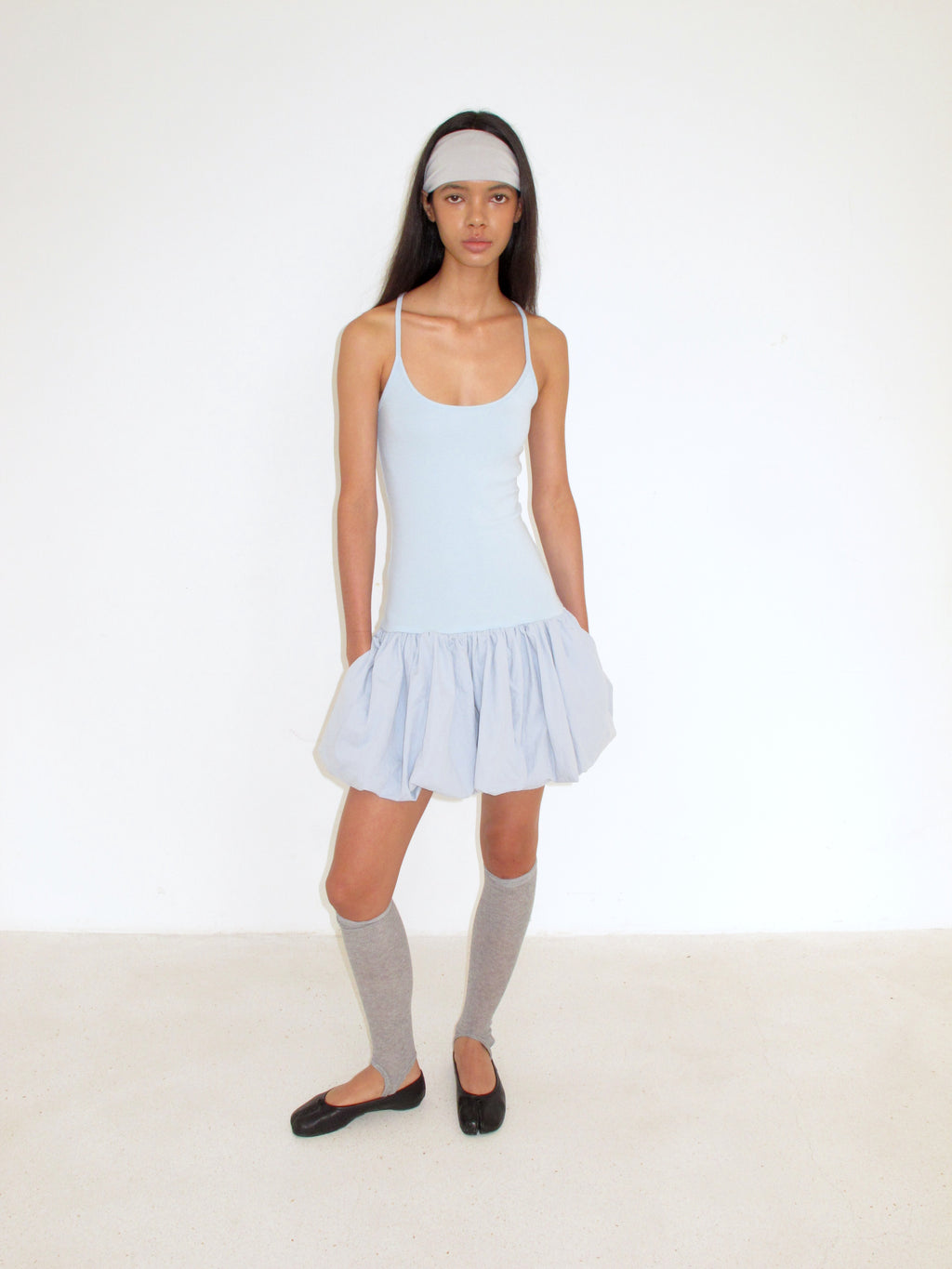 SOOGU Blue Petal Bubble Cami Dress - product view 9