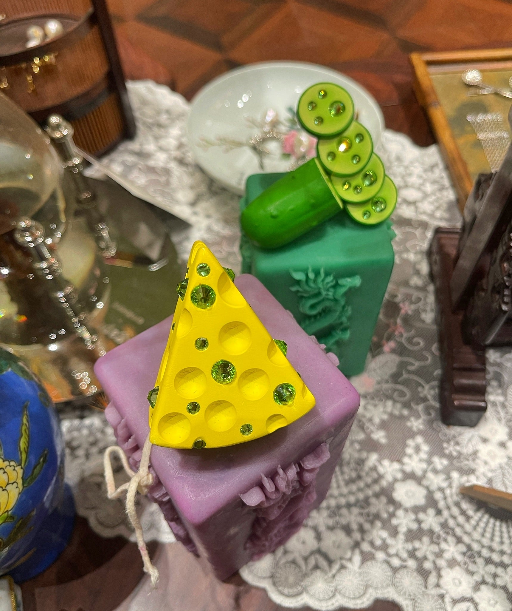 Emo Salad - Cheese-Shaped Sculpt Ring