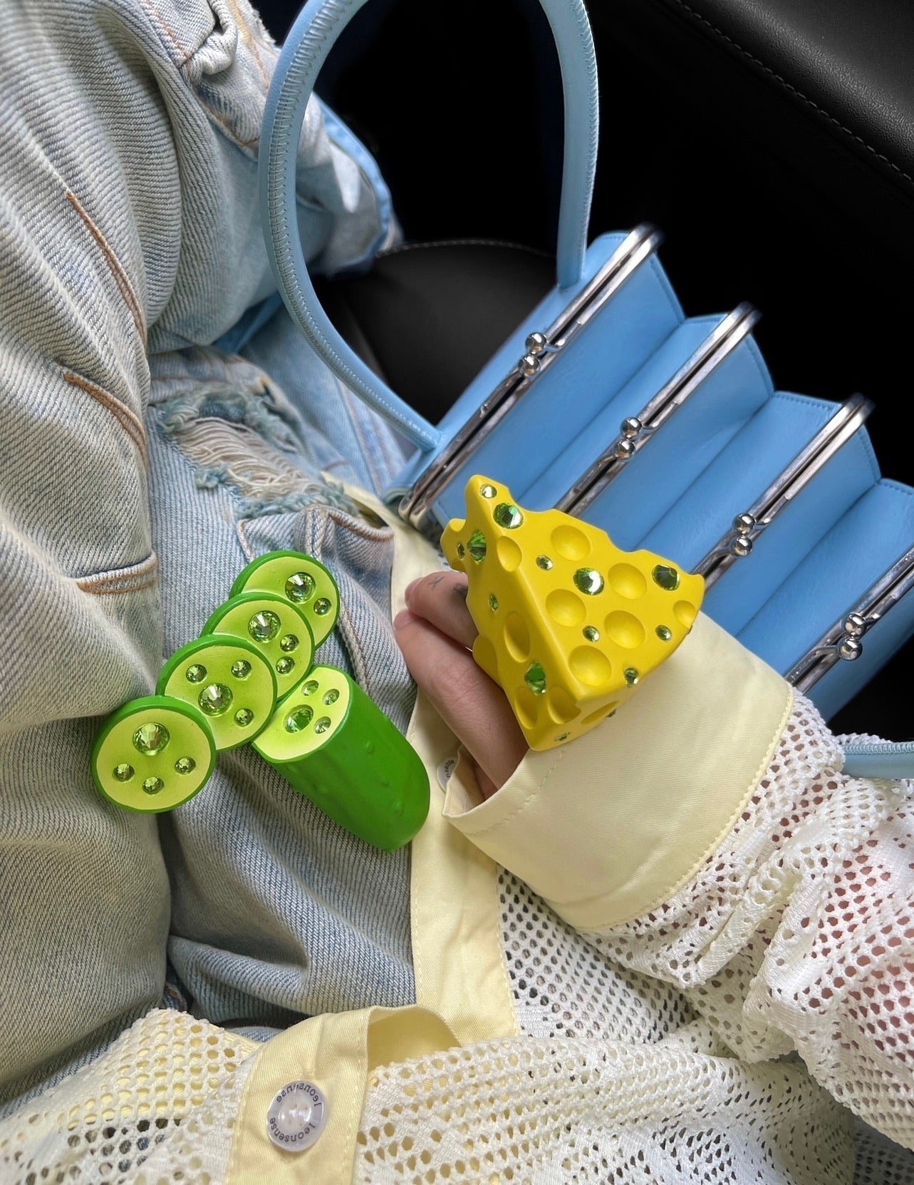 Emo Salad - Cheese-Shaped Sculpt Ring