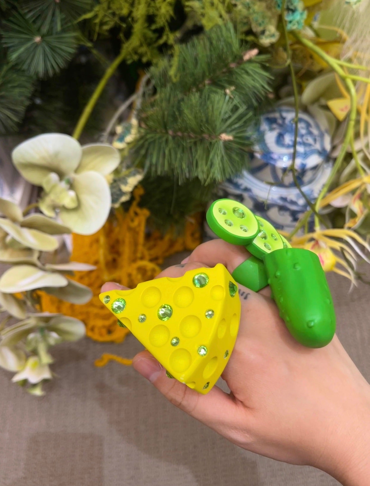 Emo Salad - Cheese-Shaped Sculpt Ring