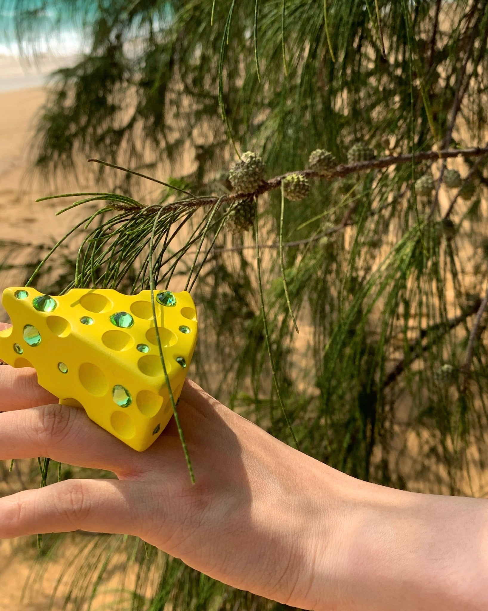 Emo Salad - Cheese-Shaped Sculpt Ring