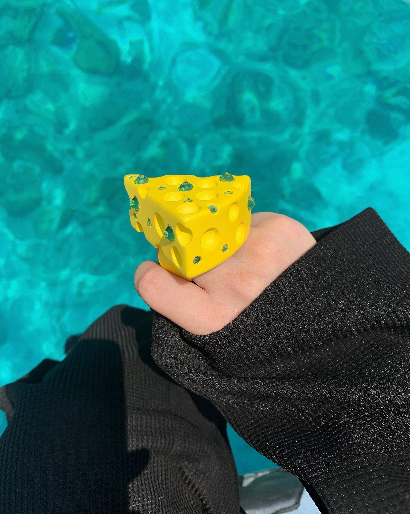 Emo Salad - Cheese-Shaped Sculpt Ring