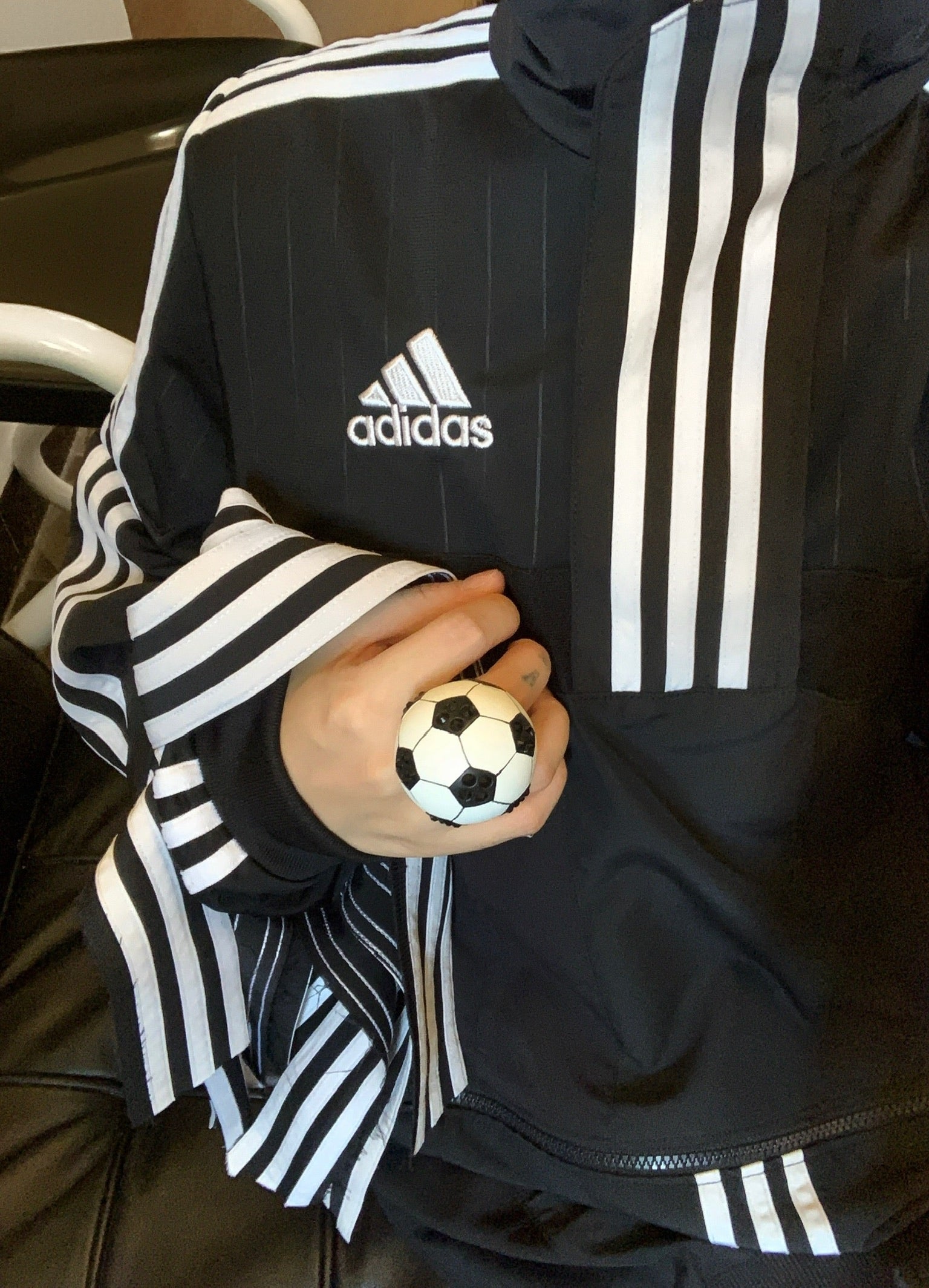 Emo Salad Realistic Football-Shaped Crystal Sculpture Ring