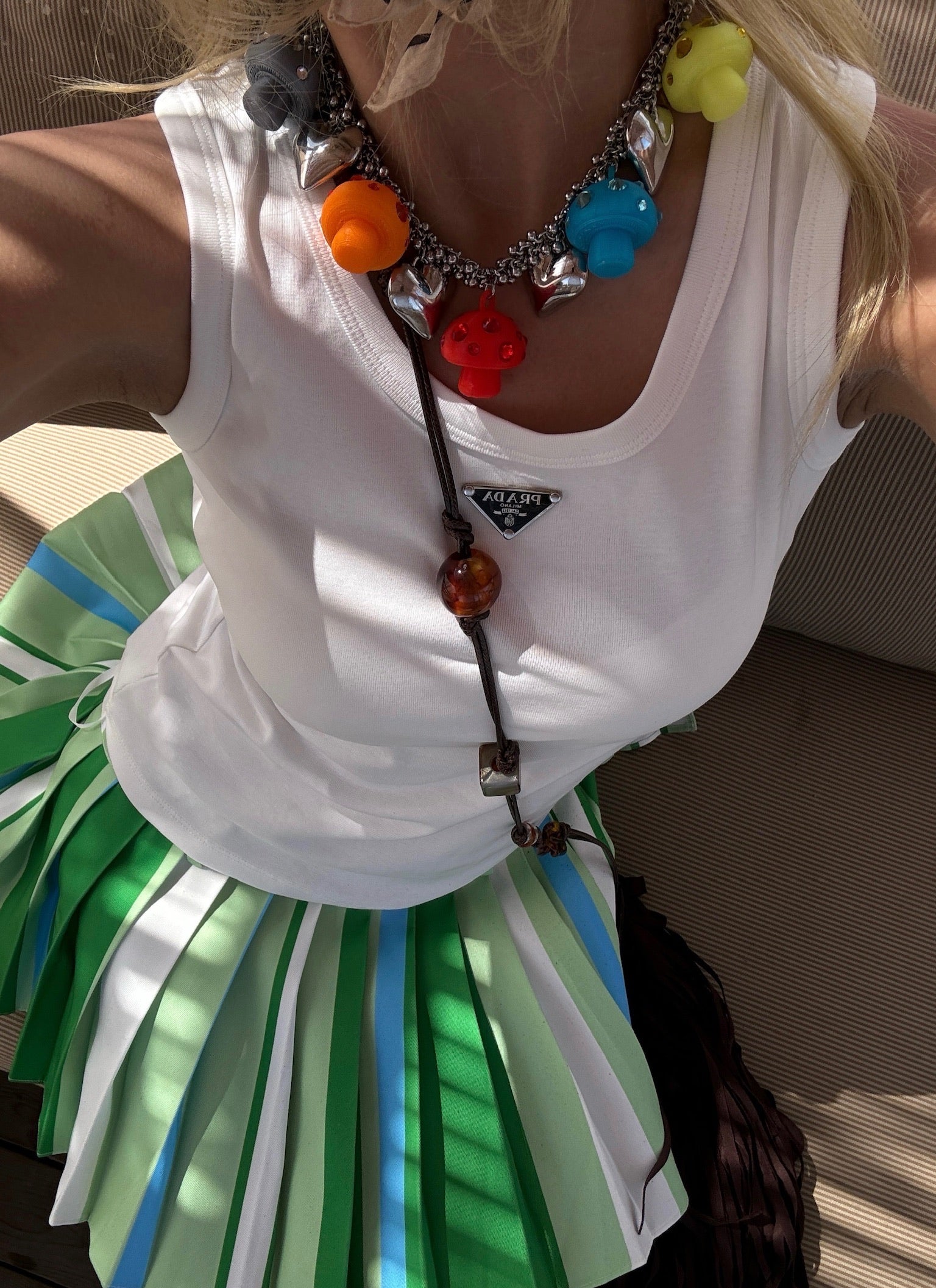 Emo Salad - Mushroom-Shaped Charm Necklace