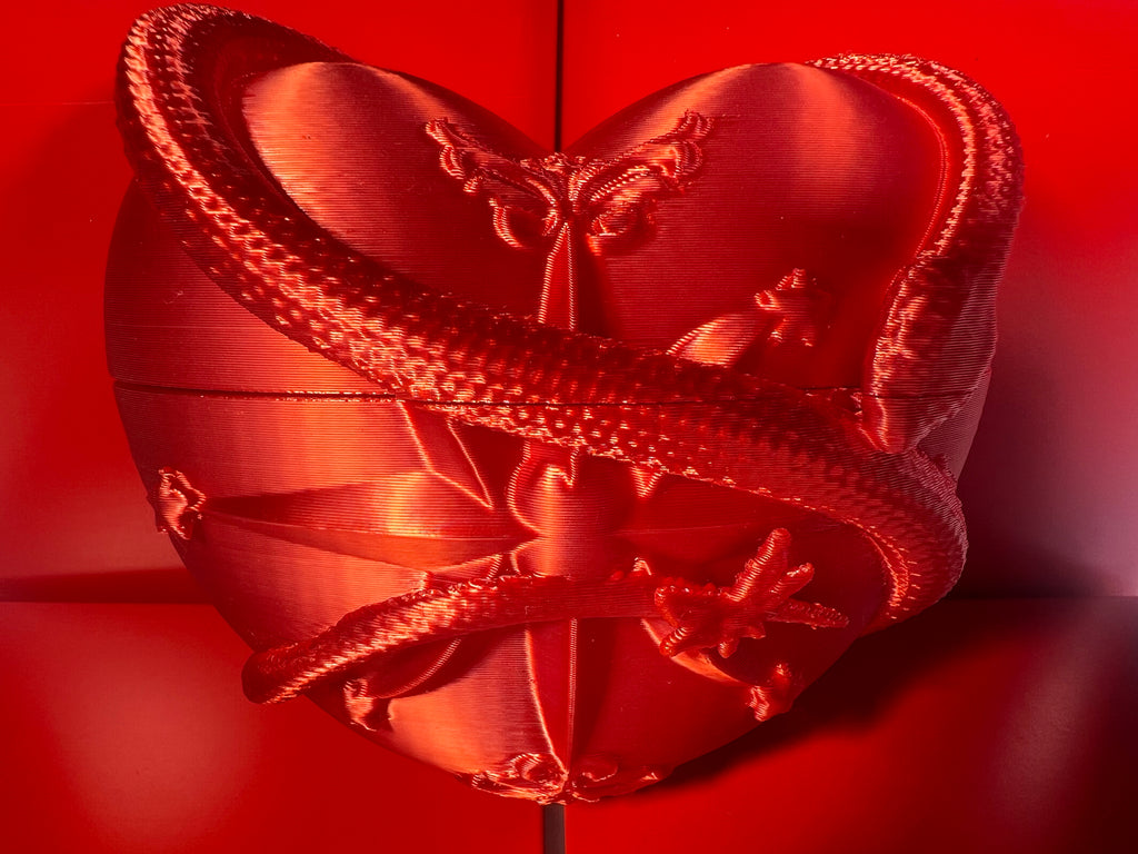 Red Heart Sculptural AirPods & AirPods Pro Protective Case