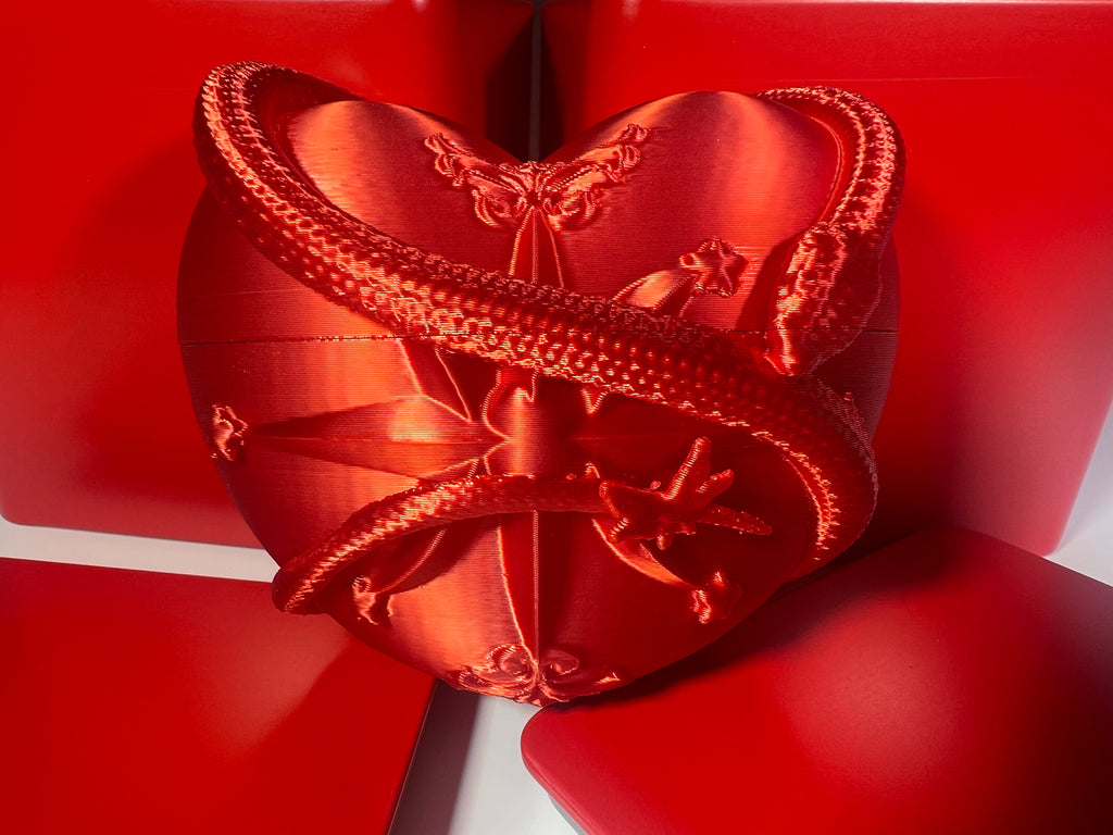 Red Heart Sculptural AirPods & AirPods Pro Protective Case