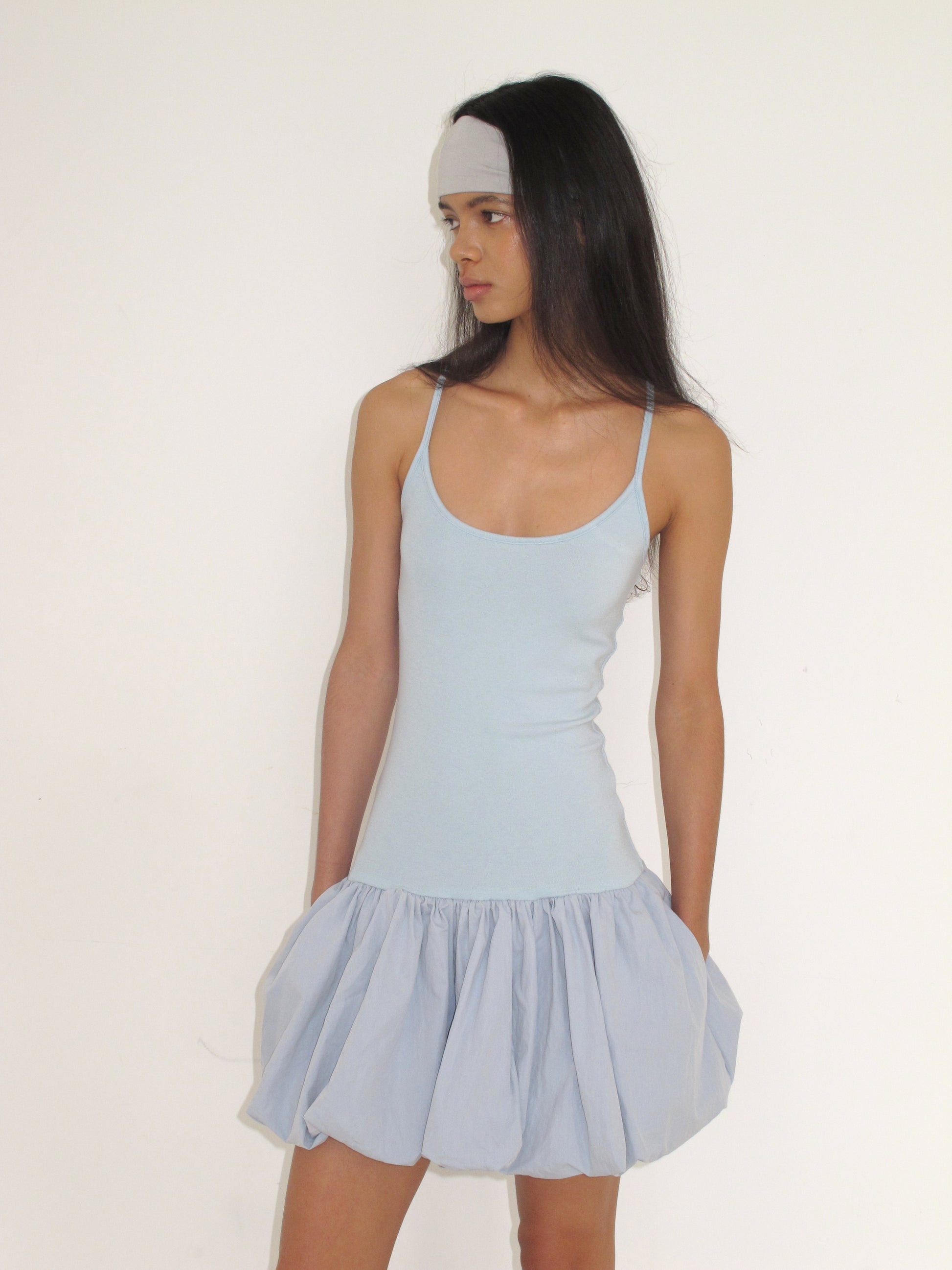 SOOGU Blue Petal Bubble Cami Dress - product view 1