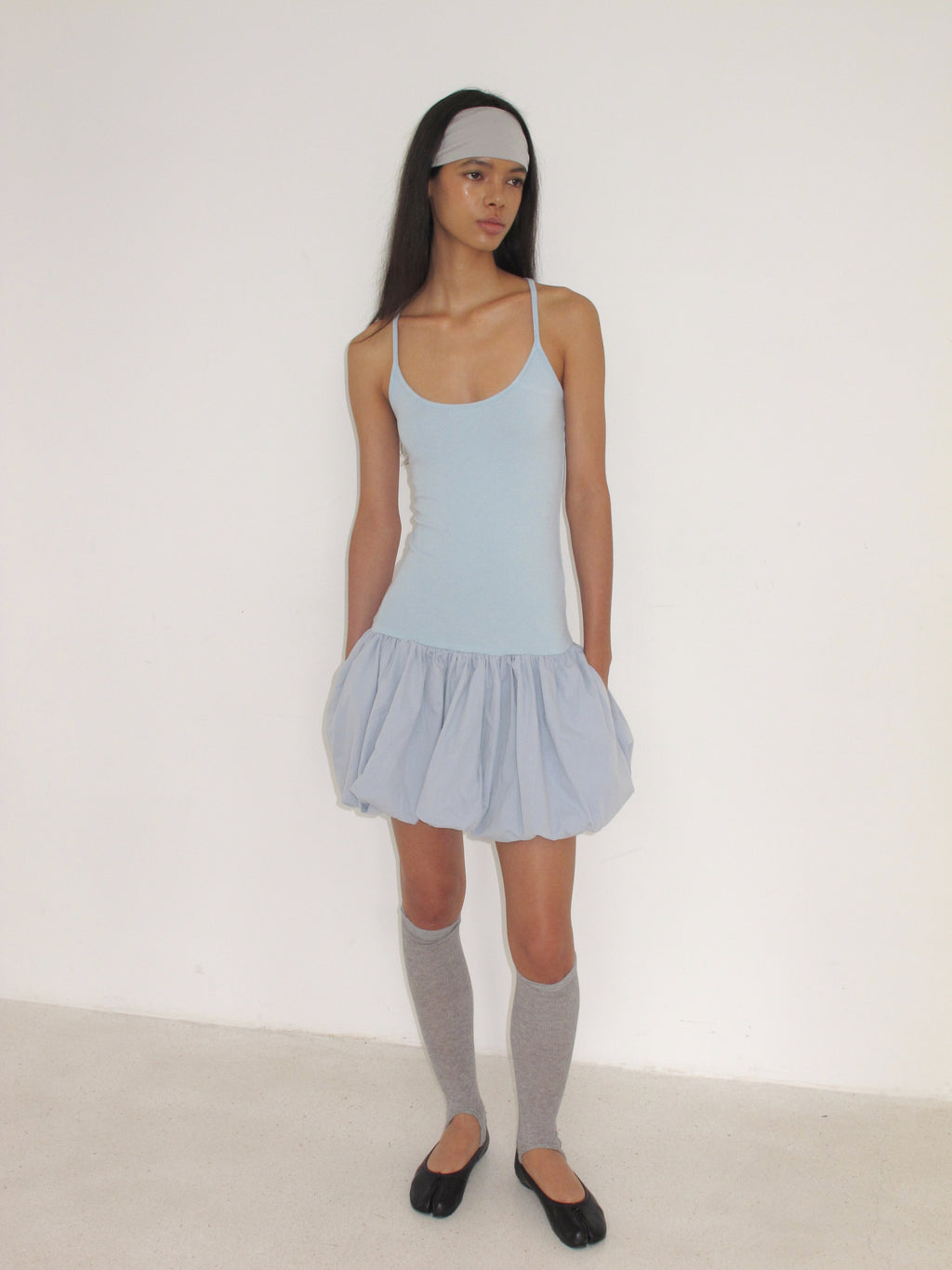 SOOGU Blue Petal Bubble Cami Dress - product view 5
