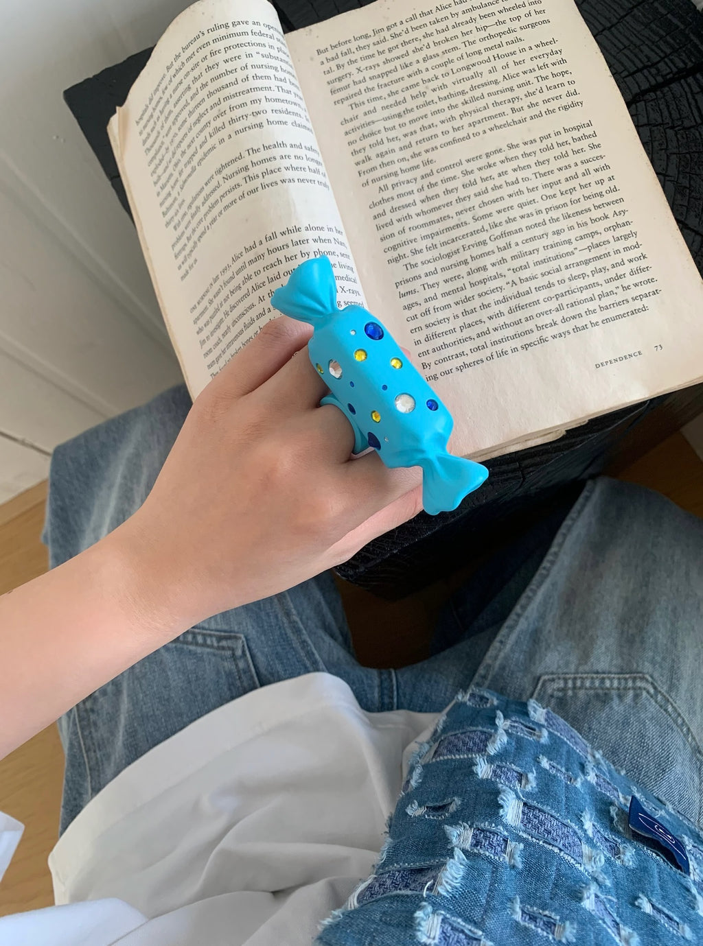 Emo Salad - Candy-shaped Gem Ring