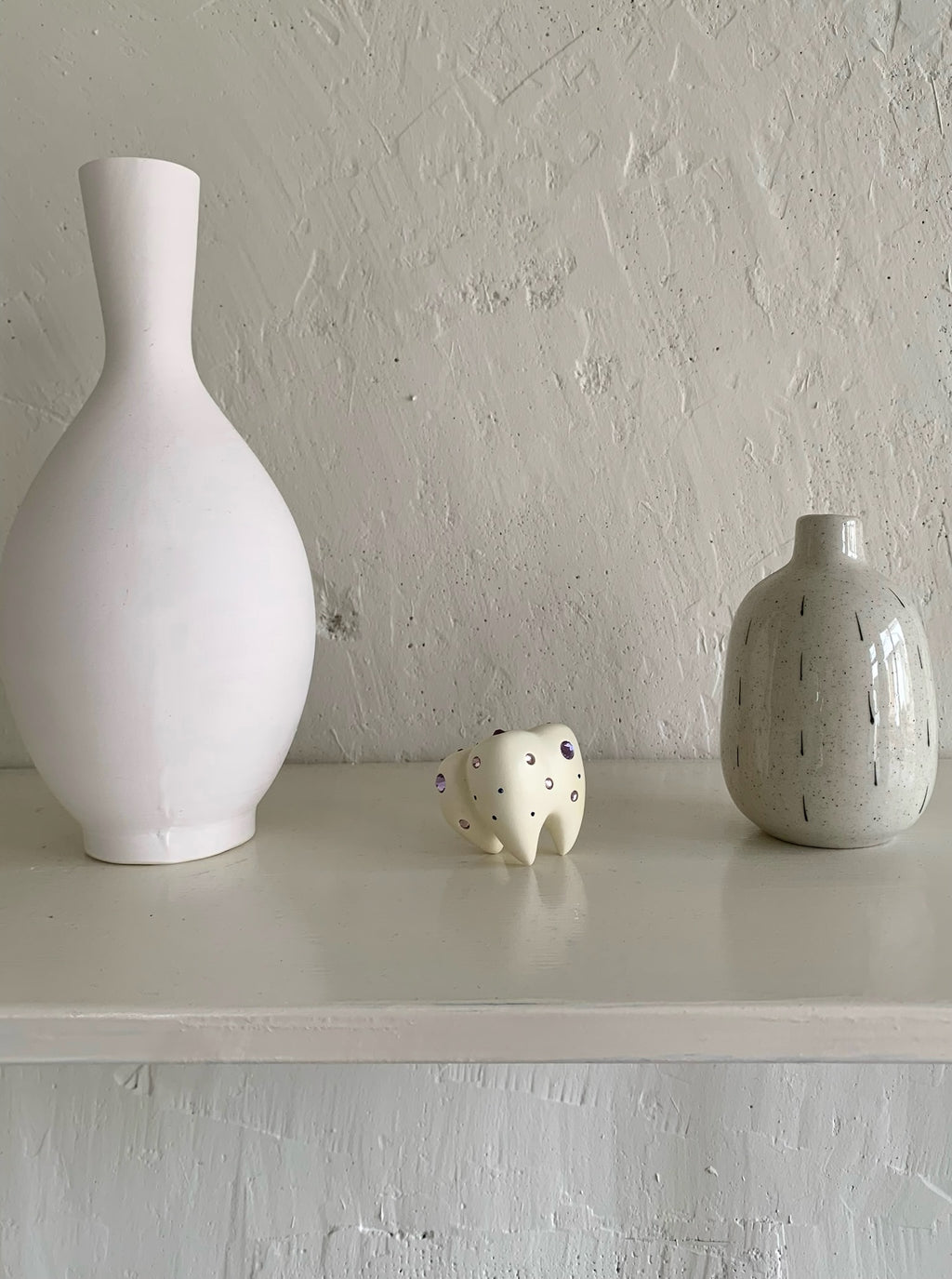 Emo Salad Realistic 3D Crystal Tooth-Shaped Ring