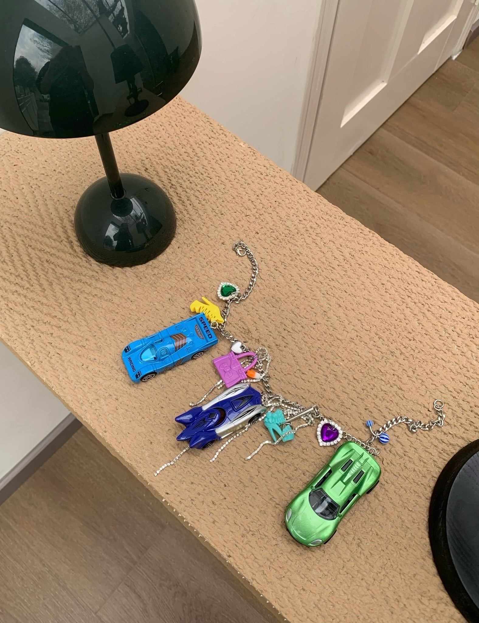 Emo Salad - Racing-Shaped Charm Necklace 3 Colors