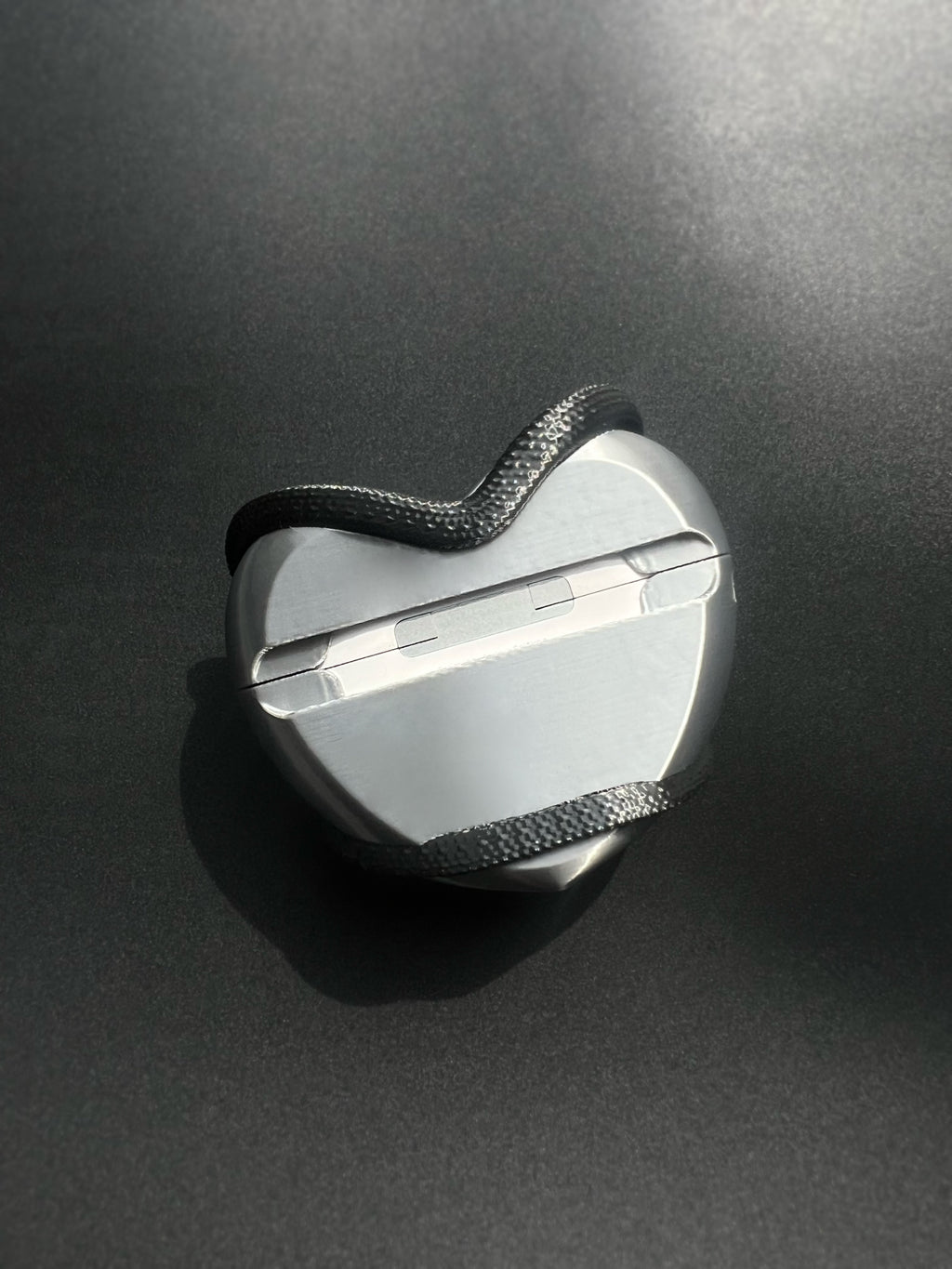 Silver Serpent Heart  Sculptural AirPods & AirPods Pro Protective Case