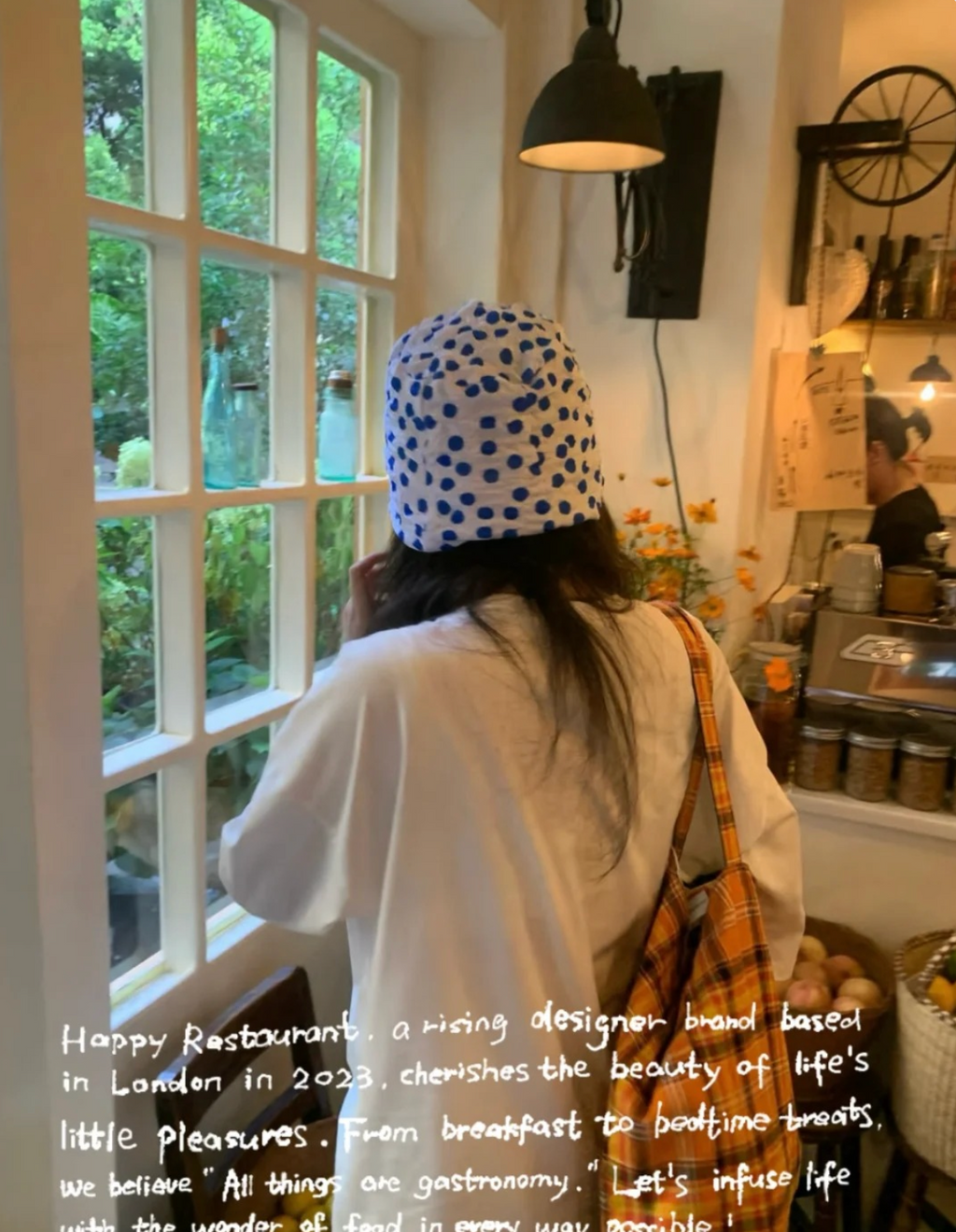 “Shallow Shore Bubbles” Sculptural Polka Dot Bucket Hat