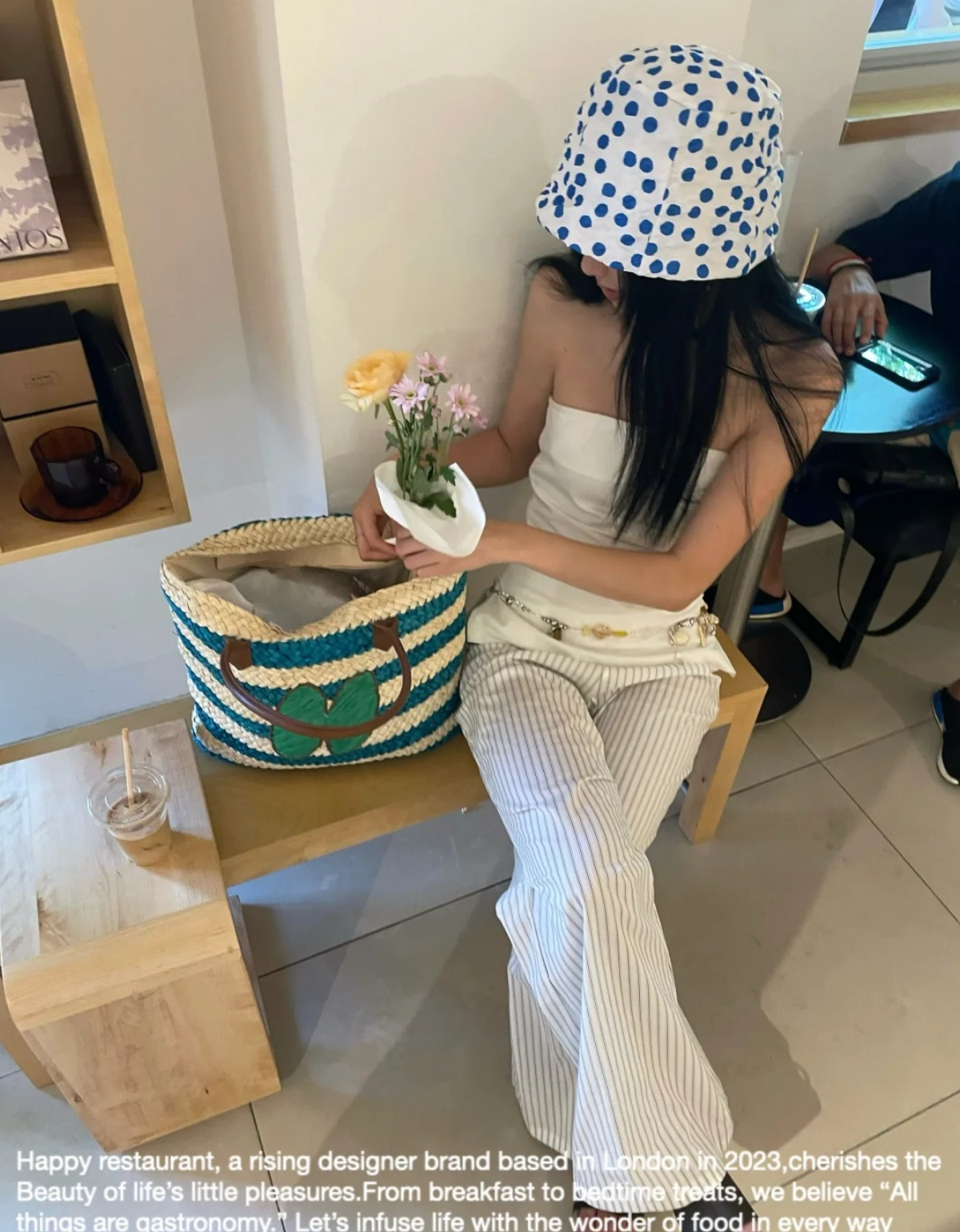 “Shallow Shore Bubbles” Sculptural Polka Dot Bucket Hat