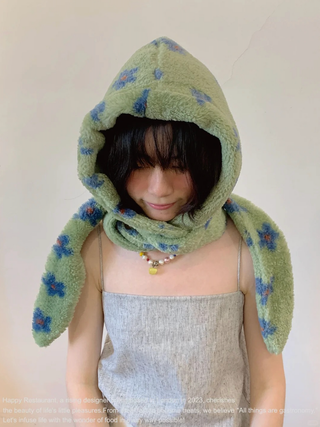 “Sleepy Garden Hood” Multi-Functional Hood Scarf Hat