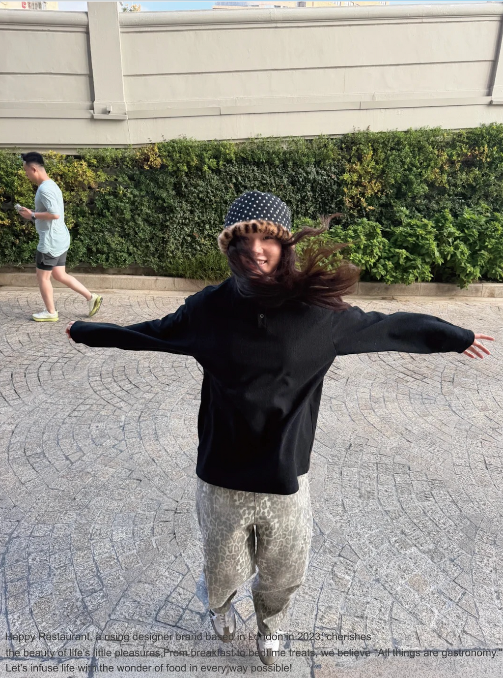 “A Little Deer / A Little Leopard” Reversible Faux Fur Hat