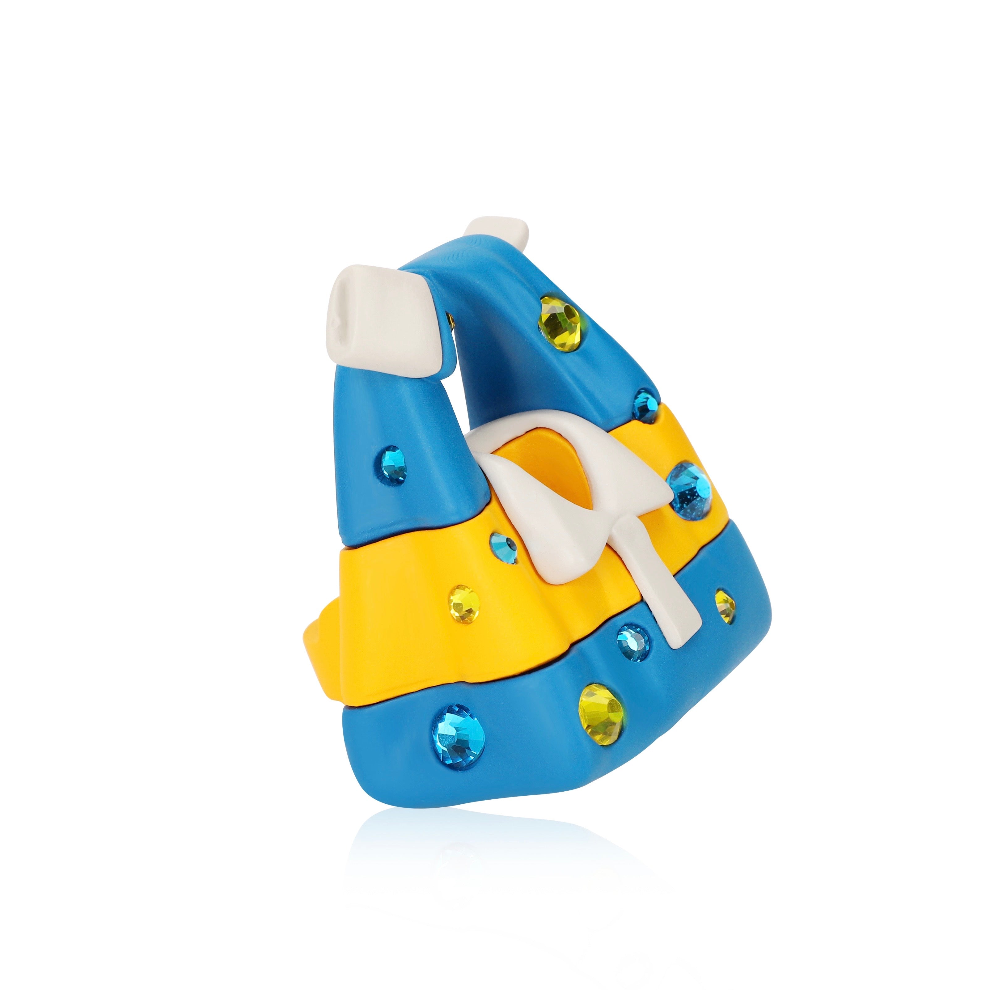 Emo Salad - Crystal Clo-Bag-Shaped Ring