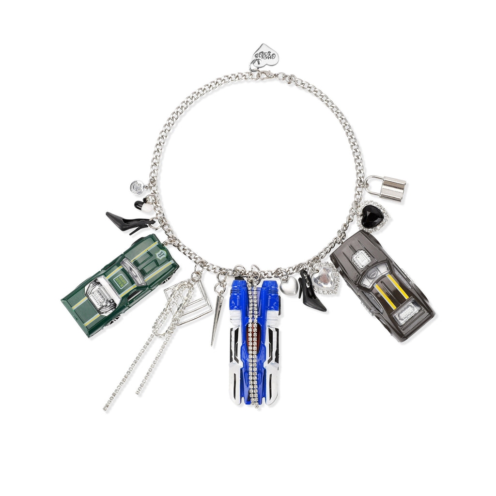 Emo Salad - Racing-Shaped Charm Necklace 3 Colors