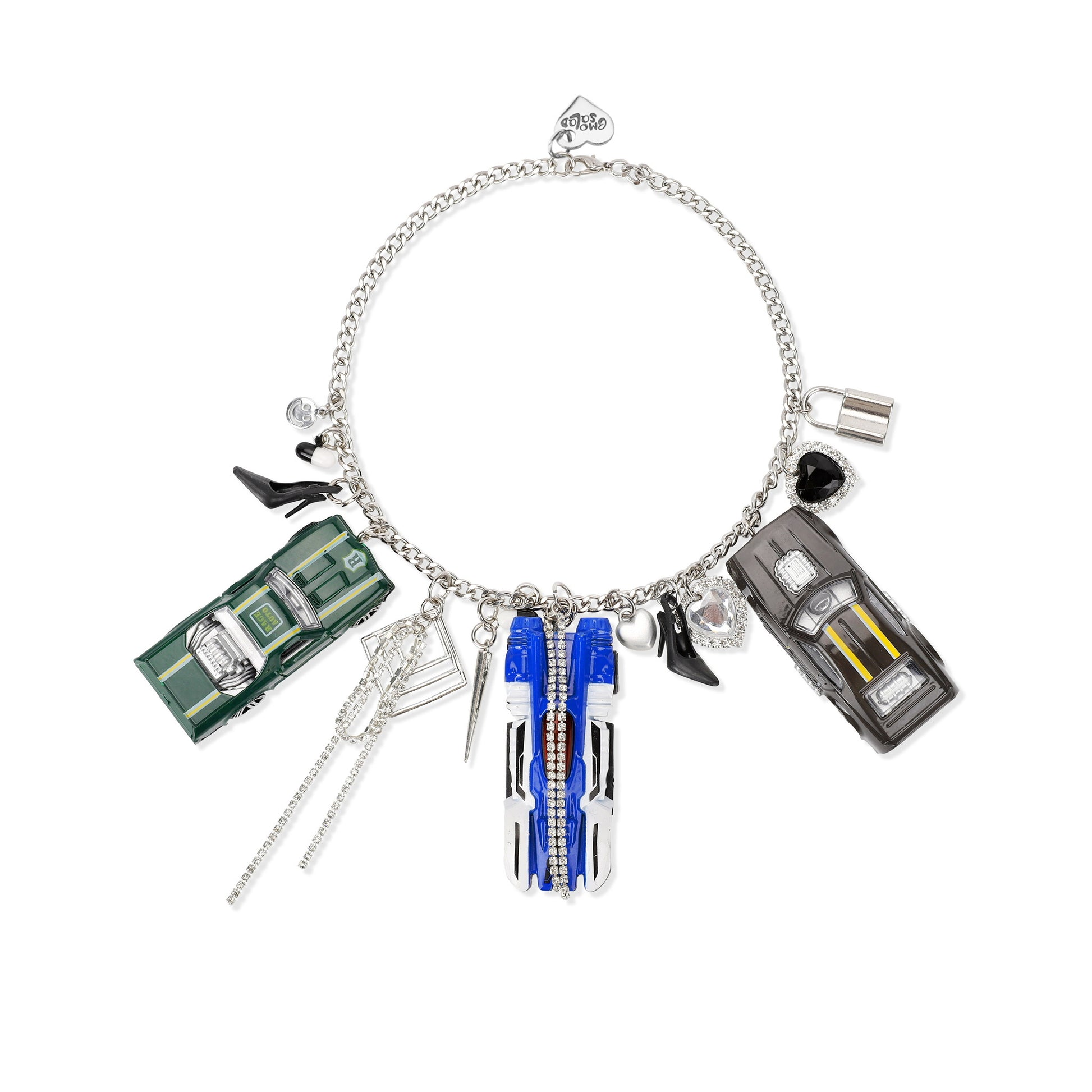 Emo Salad - Racing-Shaped Charm Necklace 3 Colors