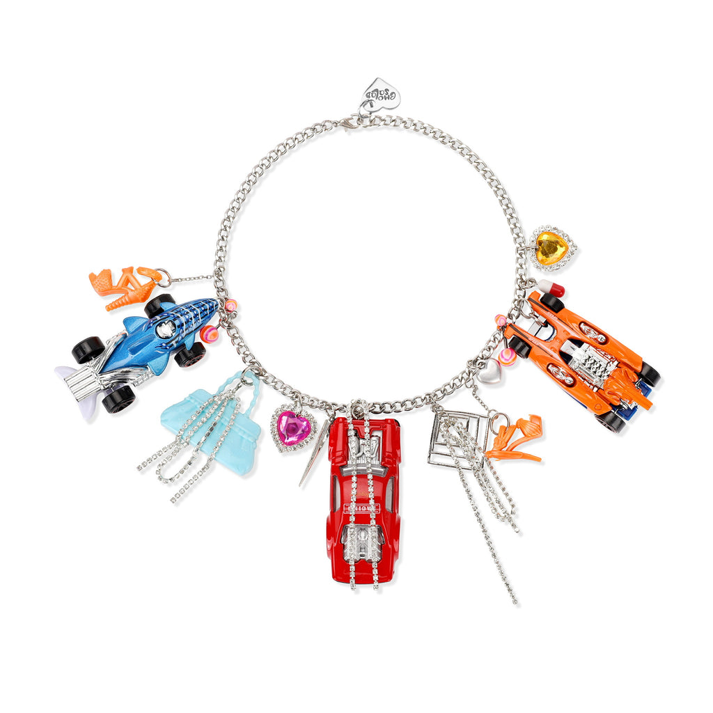 Emo Salad - Racing-Shaped Charm Necklace 3 Colors