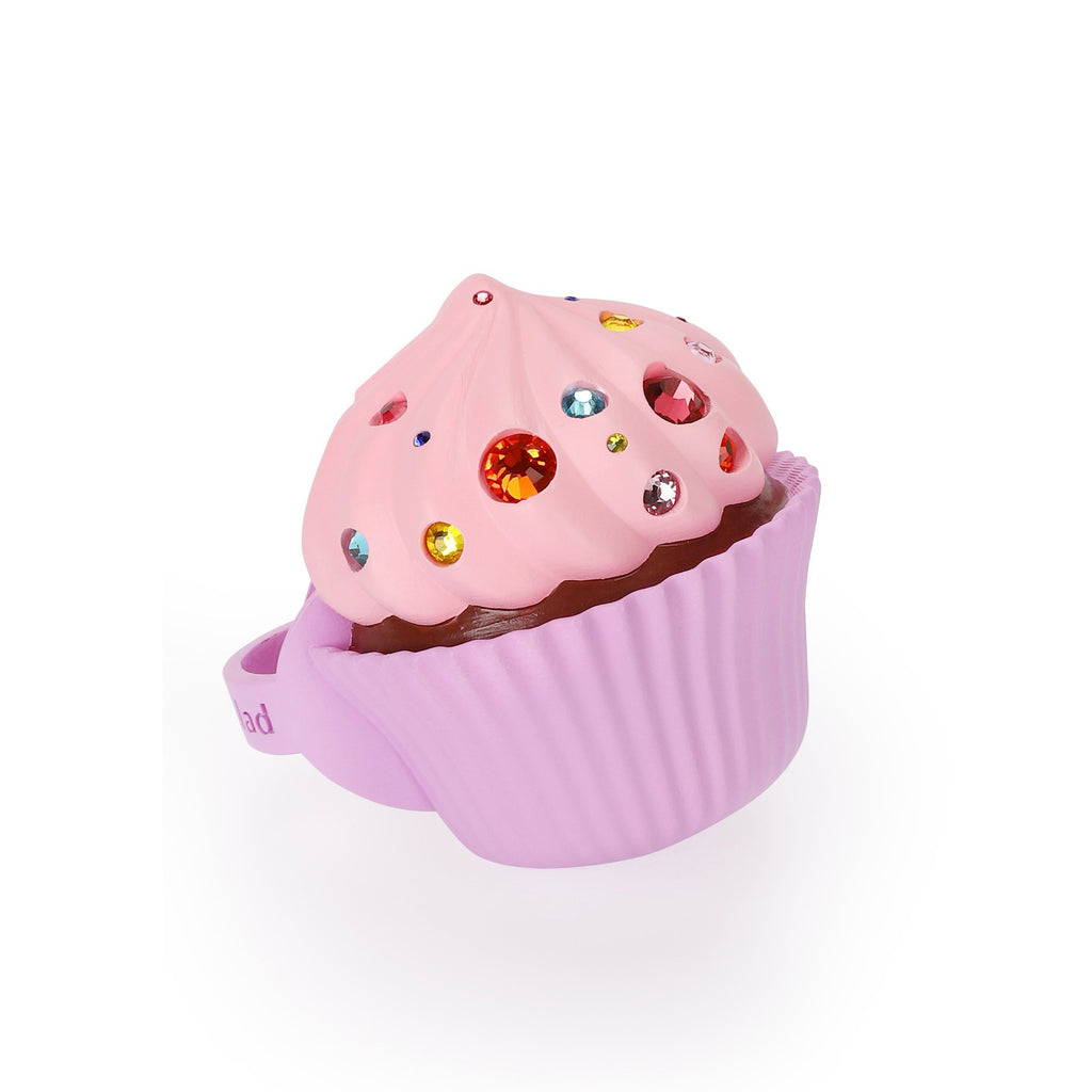 Emo Salad 3D Printed Cupcake-shaped Sparkle Ring