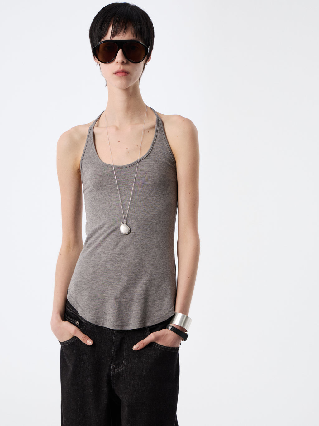 SOOGU Charcoal Minimal Tank - product view 2