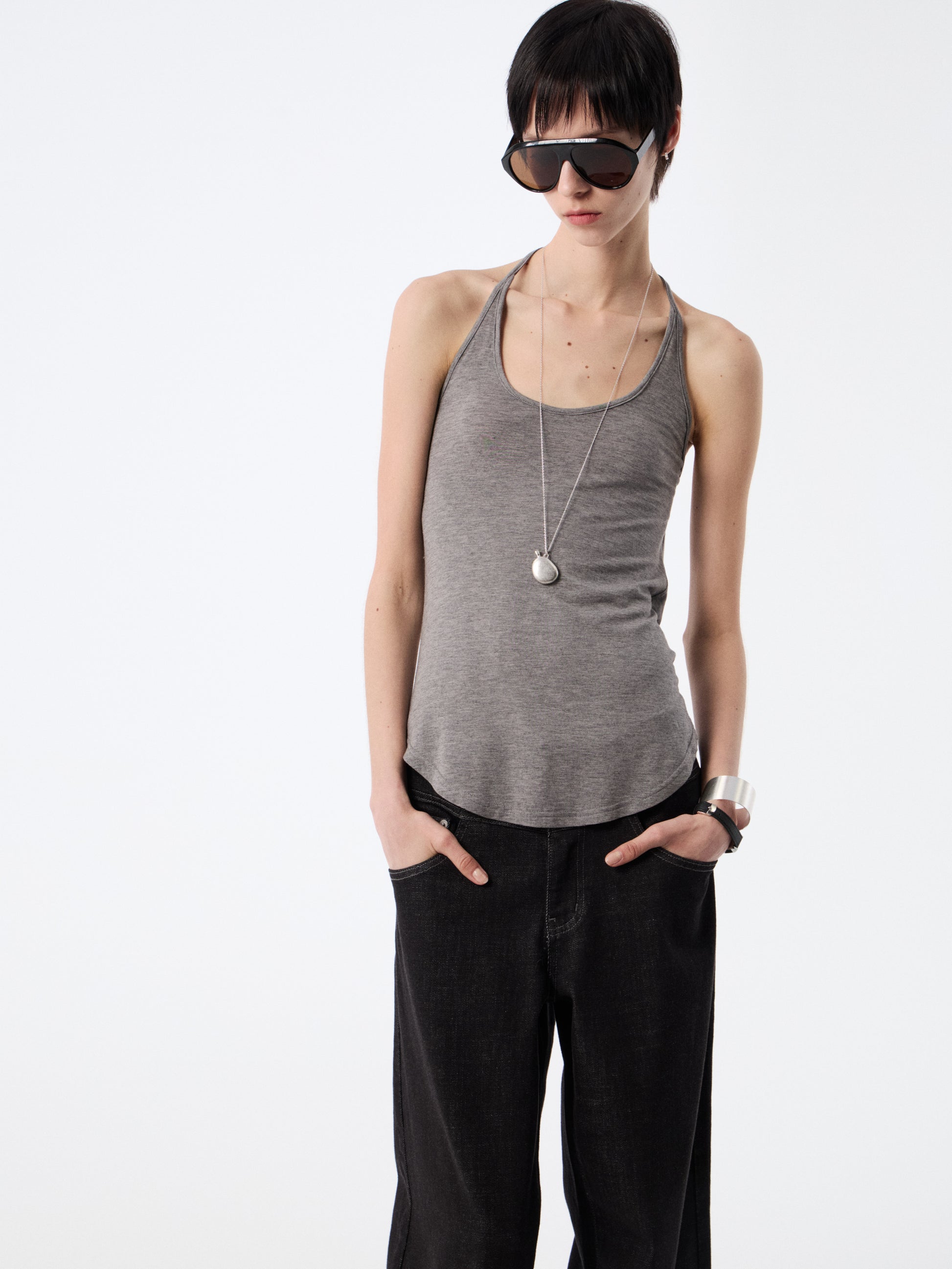 SOOGU Charcoal Minimal Tank - product view 3