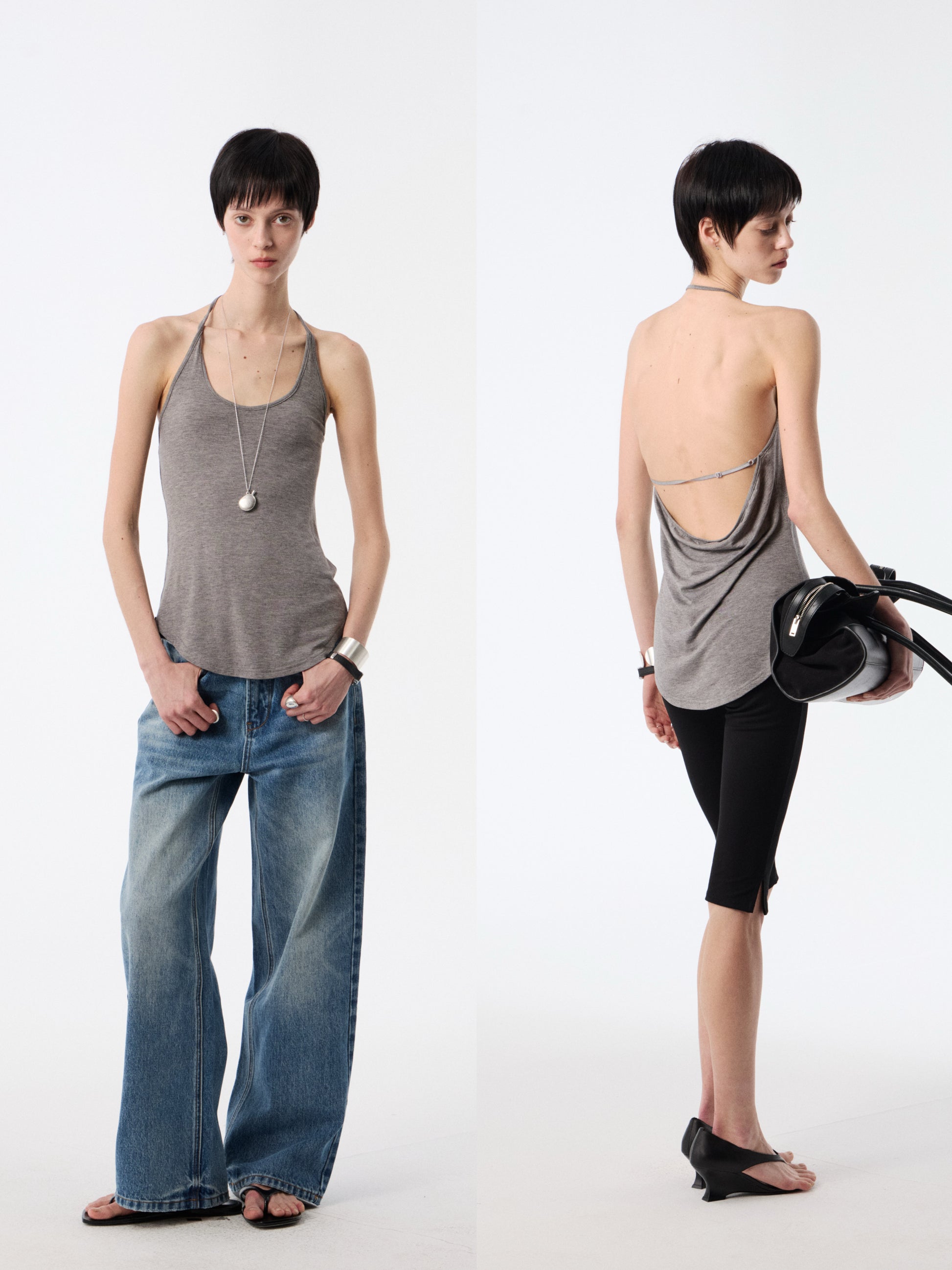 SOOGU Charcoal Minimal Tank - product view 7