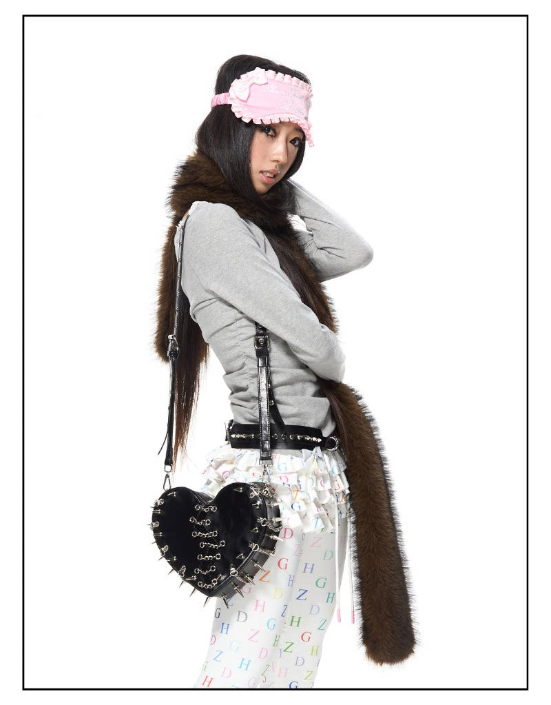 Broken Heart Spike Chain Bag