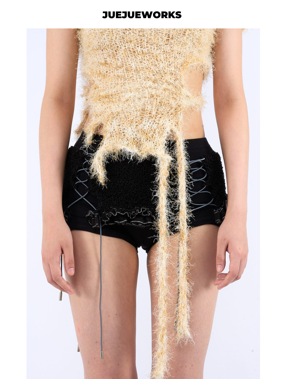 Leopard-Spot Fuzzy Knit Tank
