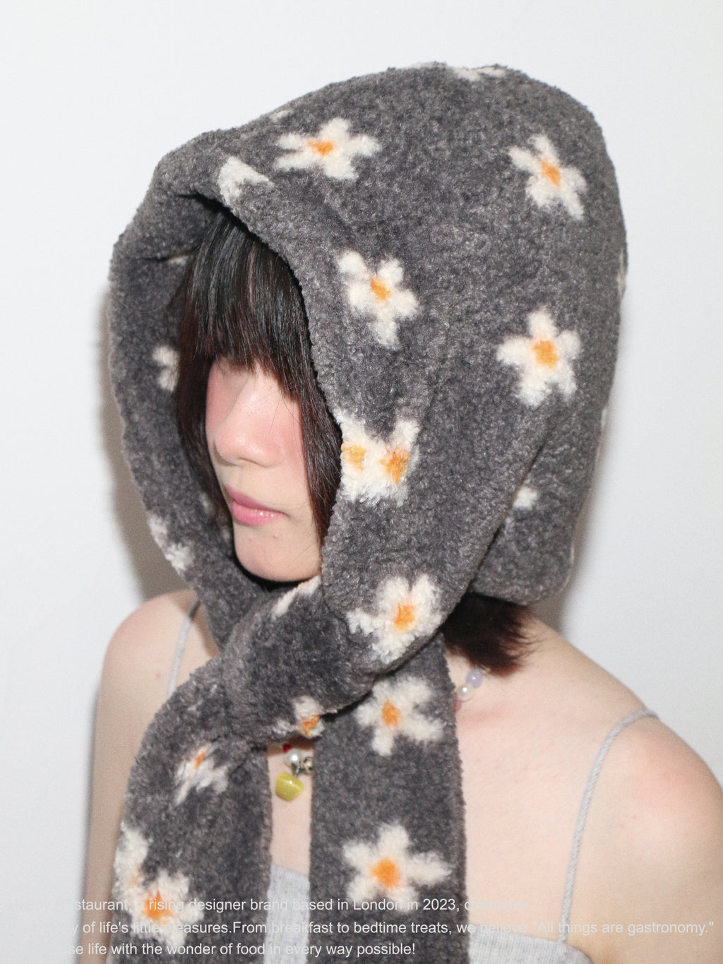 “Sleepy Garden Hood” Multi-Functional Hood Scarf Hat