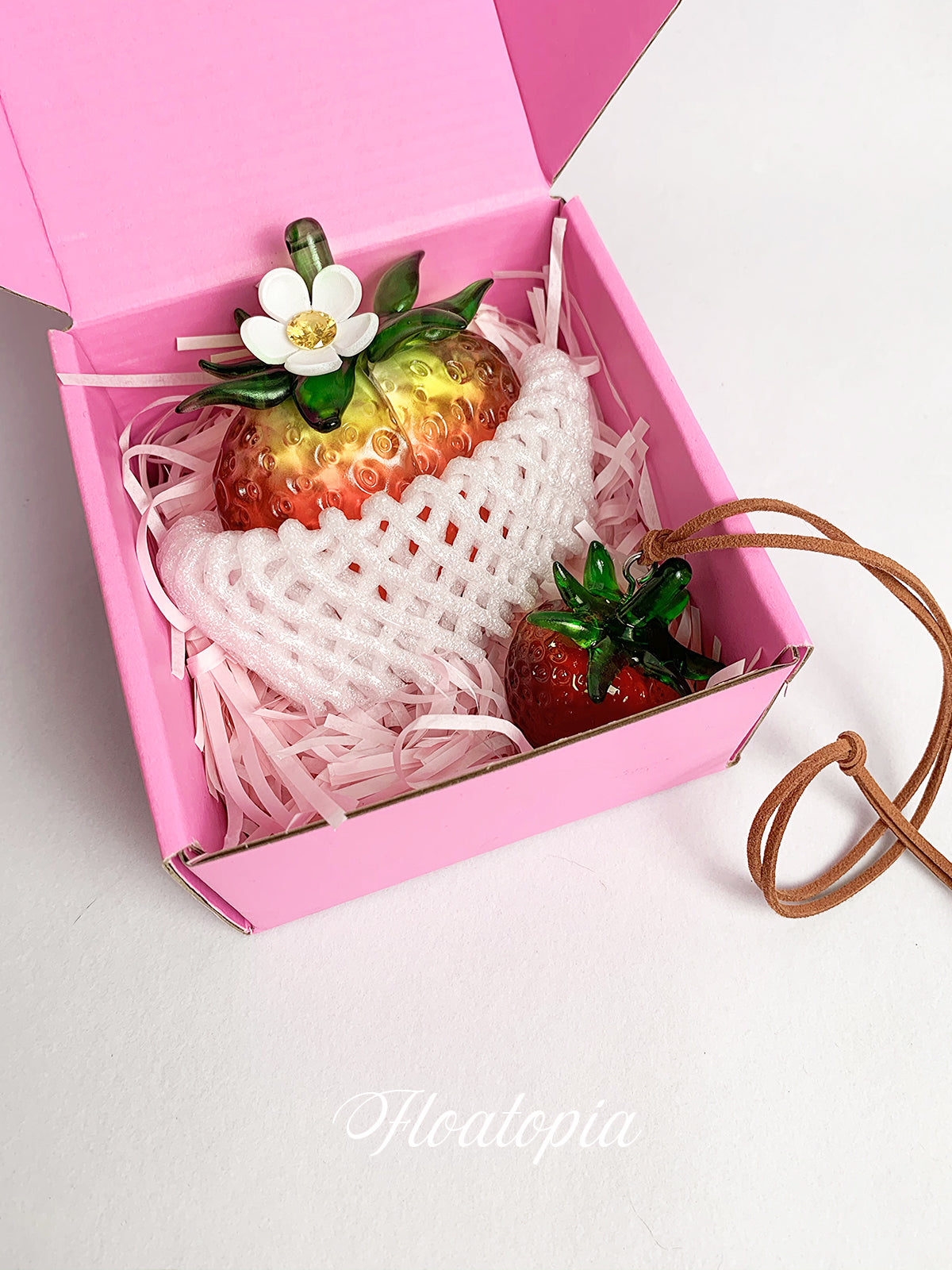 Hyper-Realistic 3D "Forbidden Strawberry" AirPods Pro Case – Hand-Painted Artisan Tech Accessory