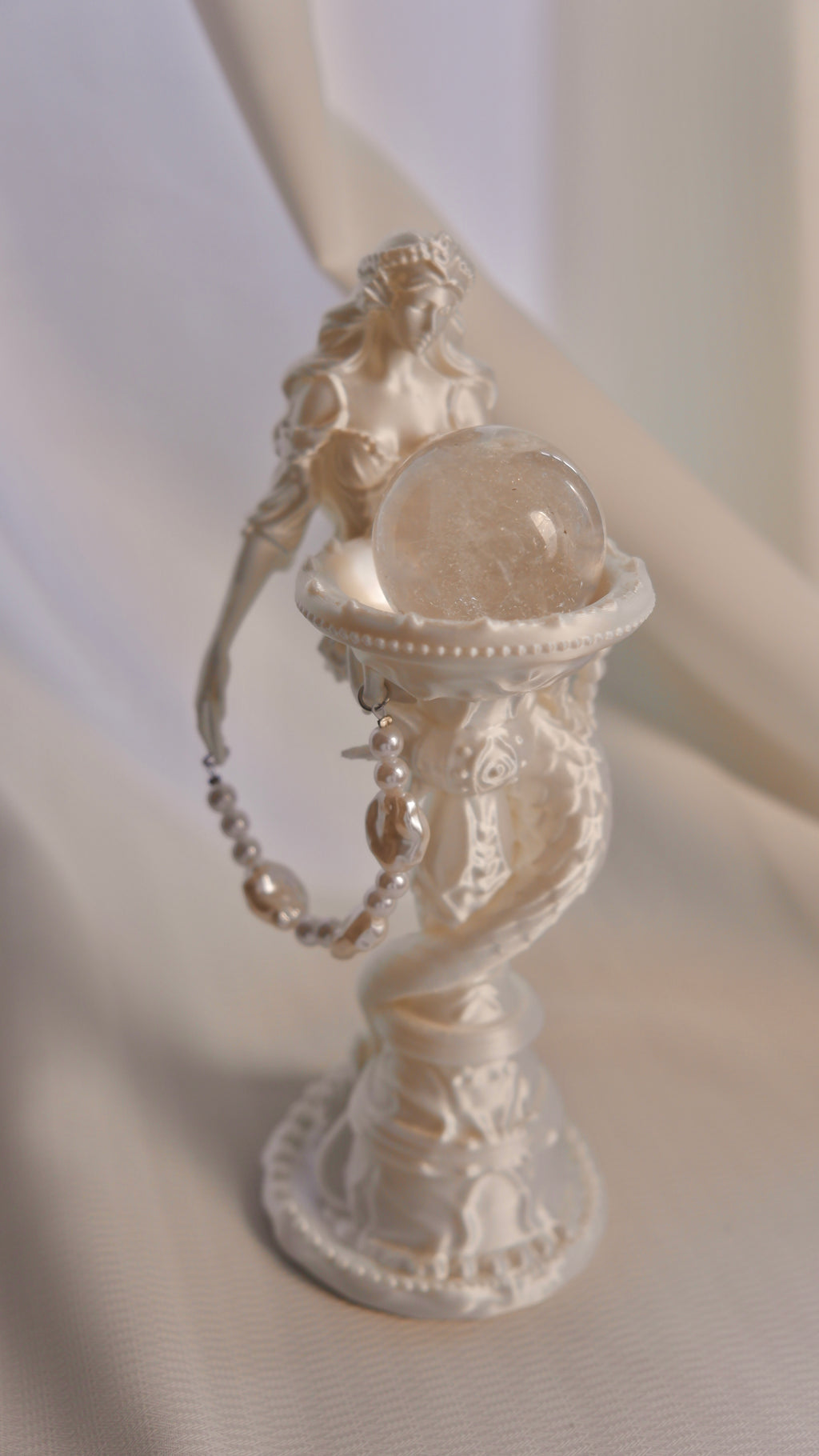 3D Print Vintage Mermaid Candle Holder & Crystal Aroma Sculpture