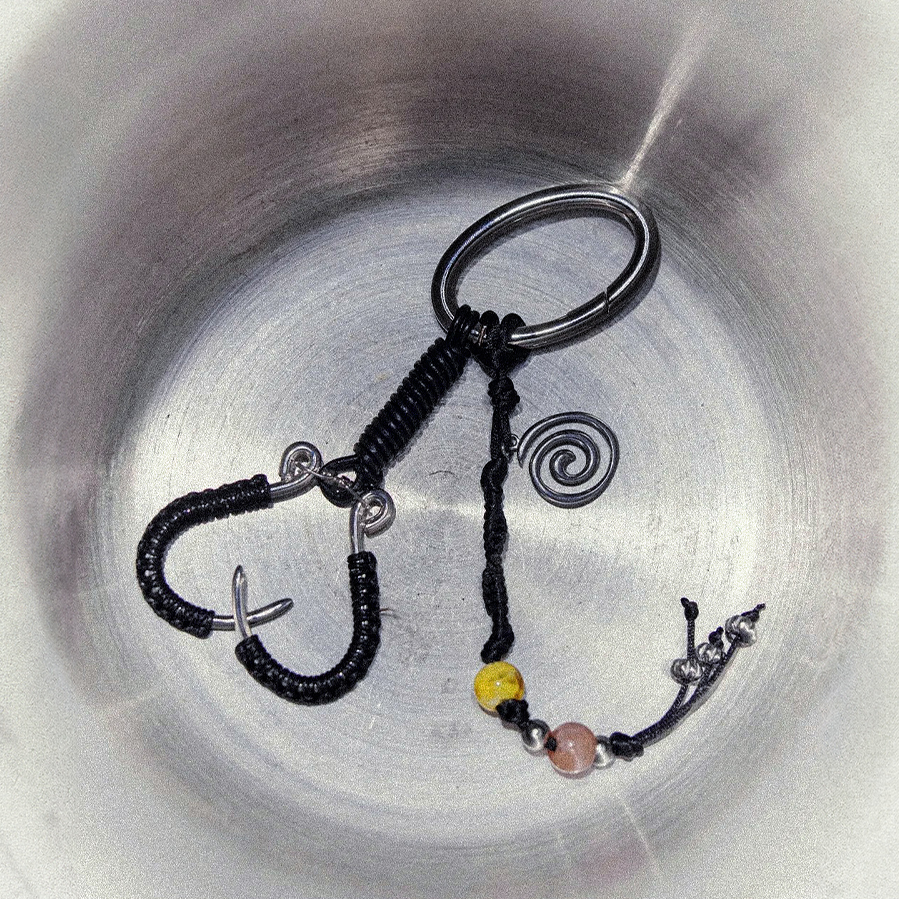 Heart-Shaped Braided Pendant--TaT Habi