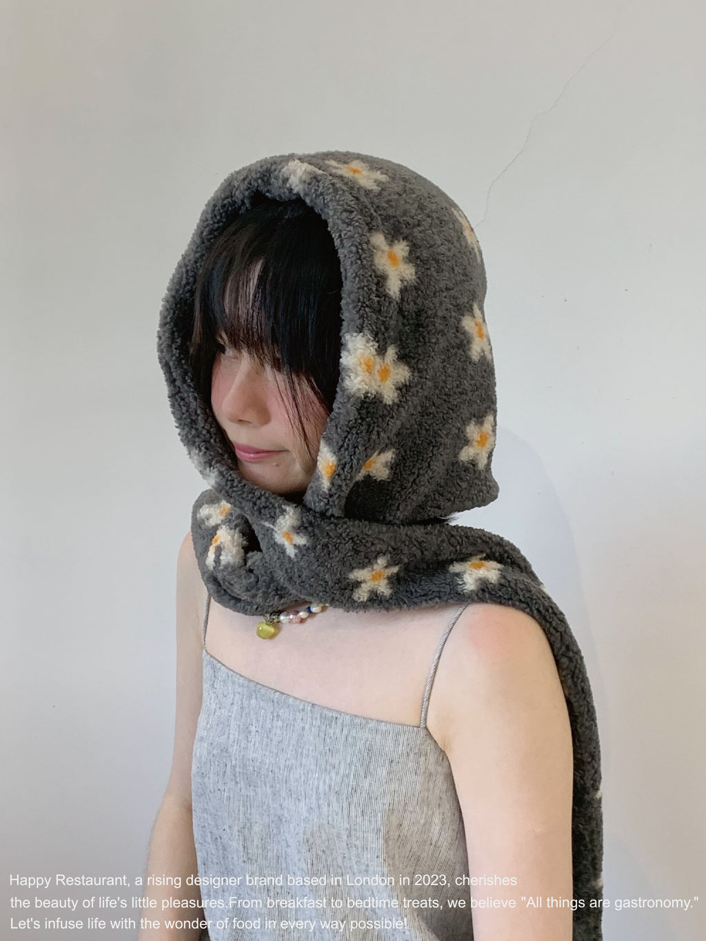 “Sleepy Garden Hood” Multi-Functional Hood Scarf Hat