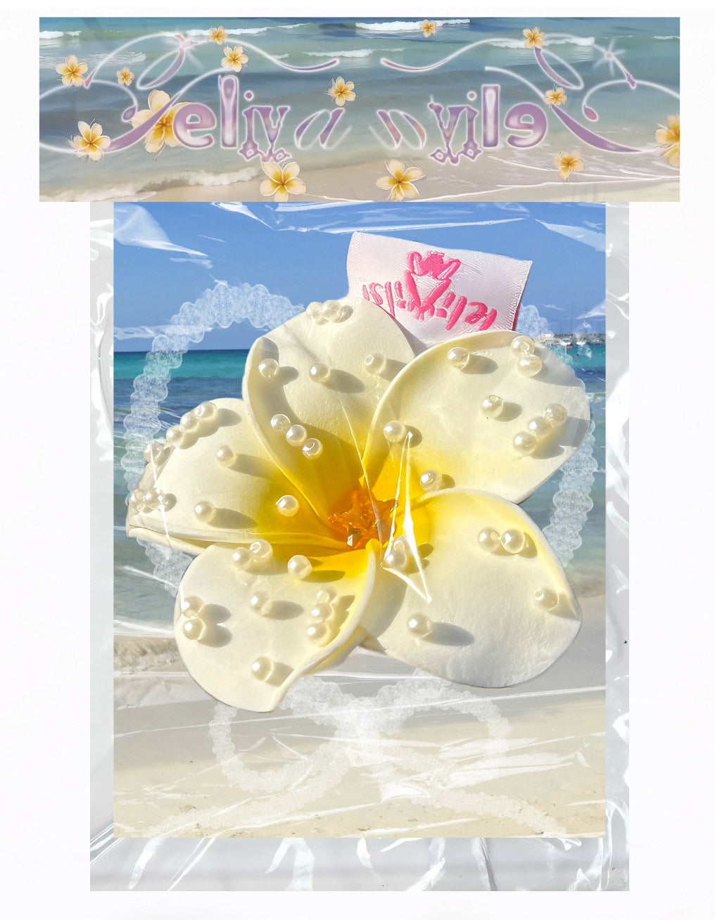 Teliya Plumeria Queen Hair Clip